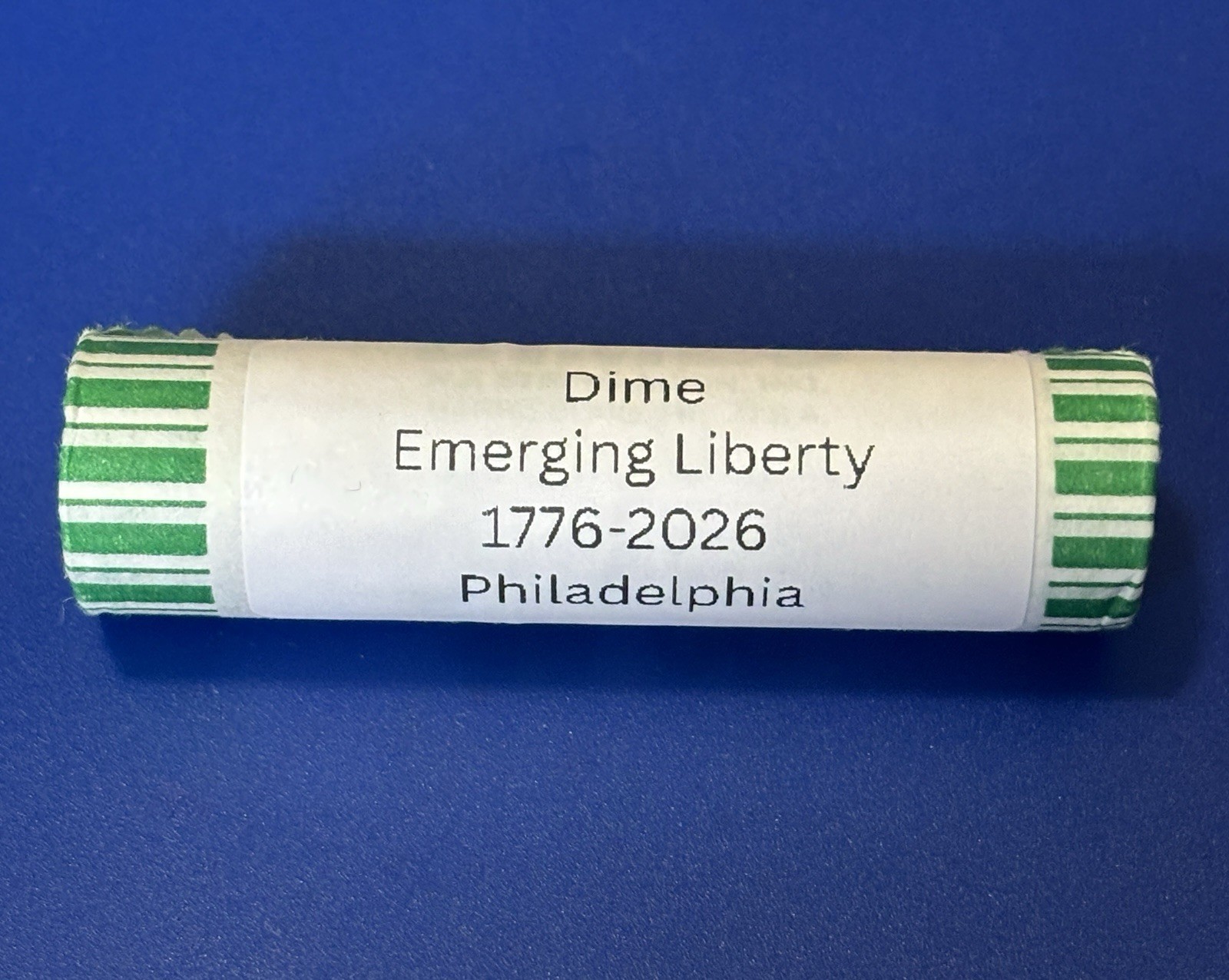 2026 Dime Rolls - 2 Emerging Liberty Dime Rolls - (P & D Dime Roll)