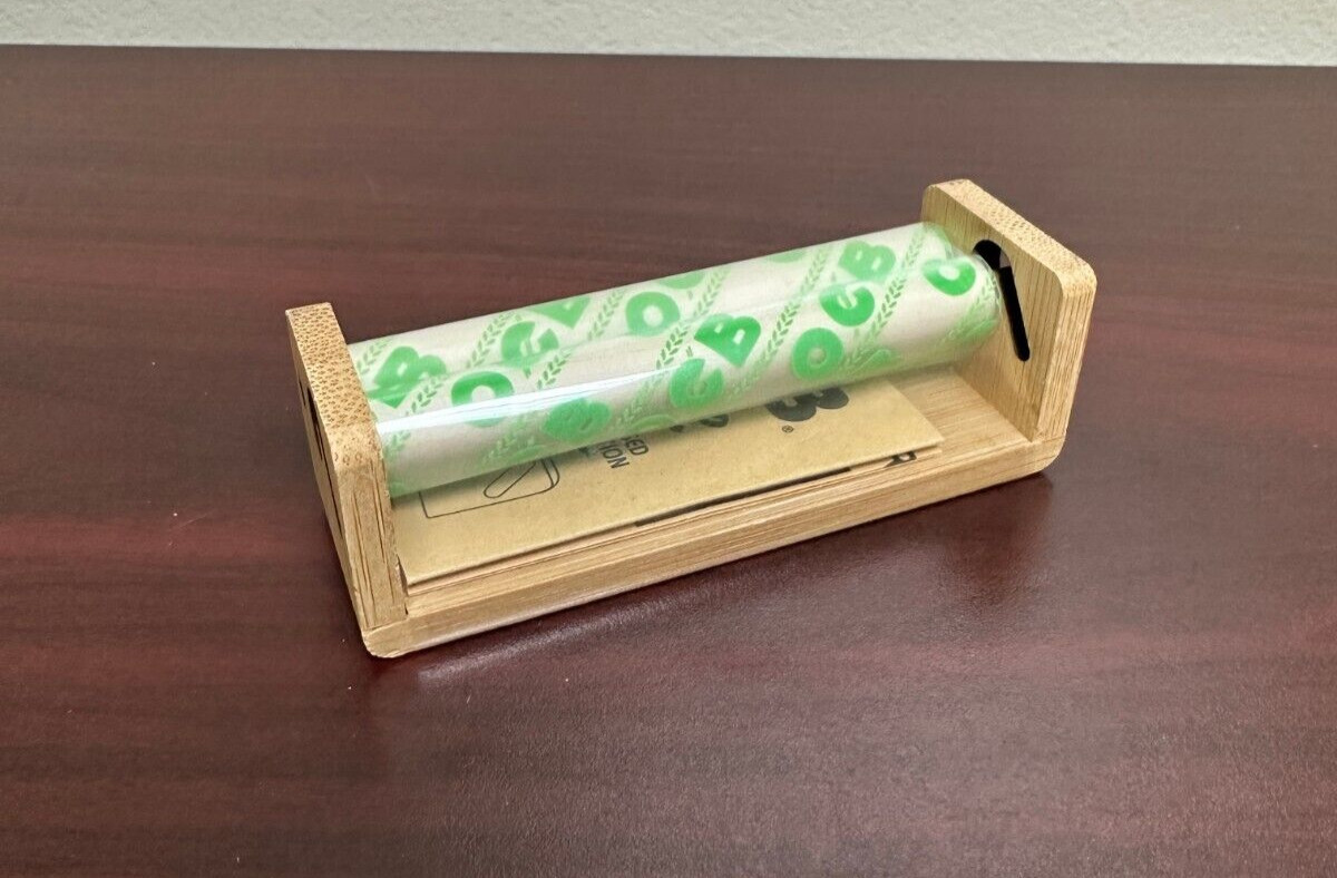 OCB BAMBOO 1 1/4 (79mm) Cigarette Rolling Machine Roller