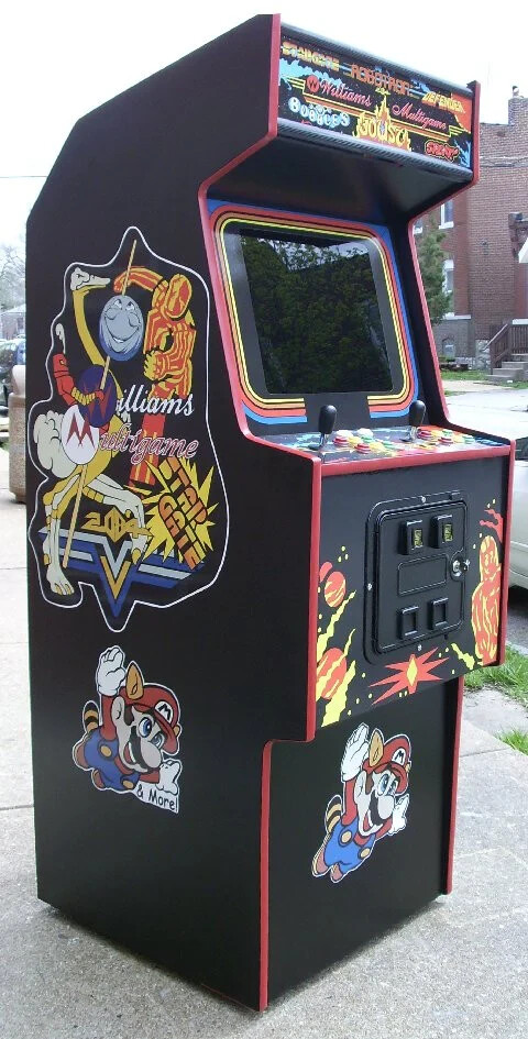 WILLIAM MULTI ARCADE HEAVY DUTY,  ALL NEW PARTS, LCD MONITOR-FREE SHIPPING