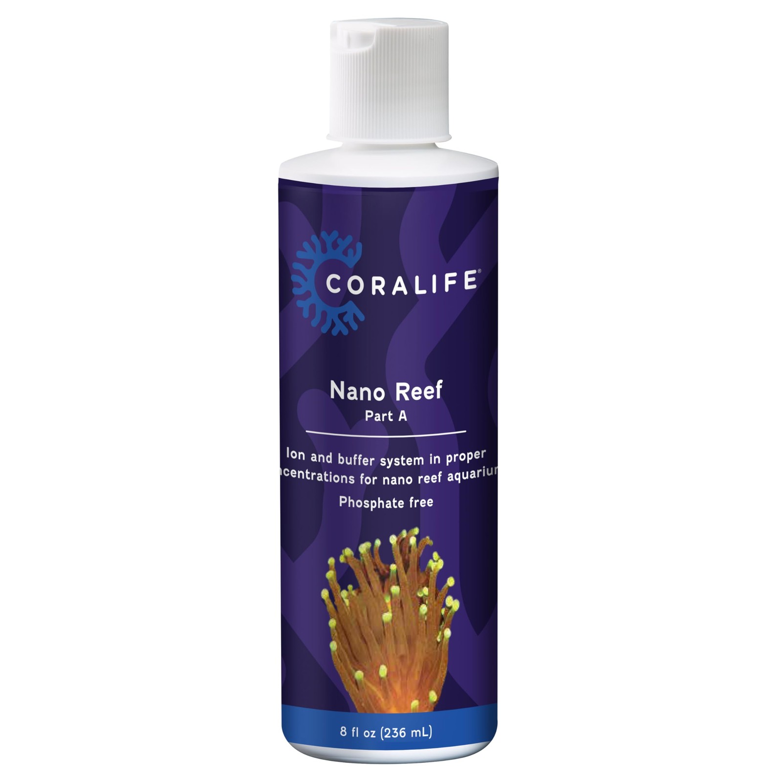 Coralife Saltwater Fish Tank Aquarium Nano Reef Part A and B, 8 oz 8