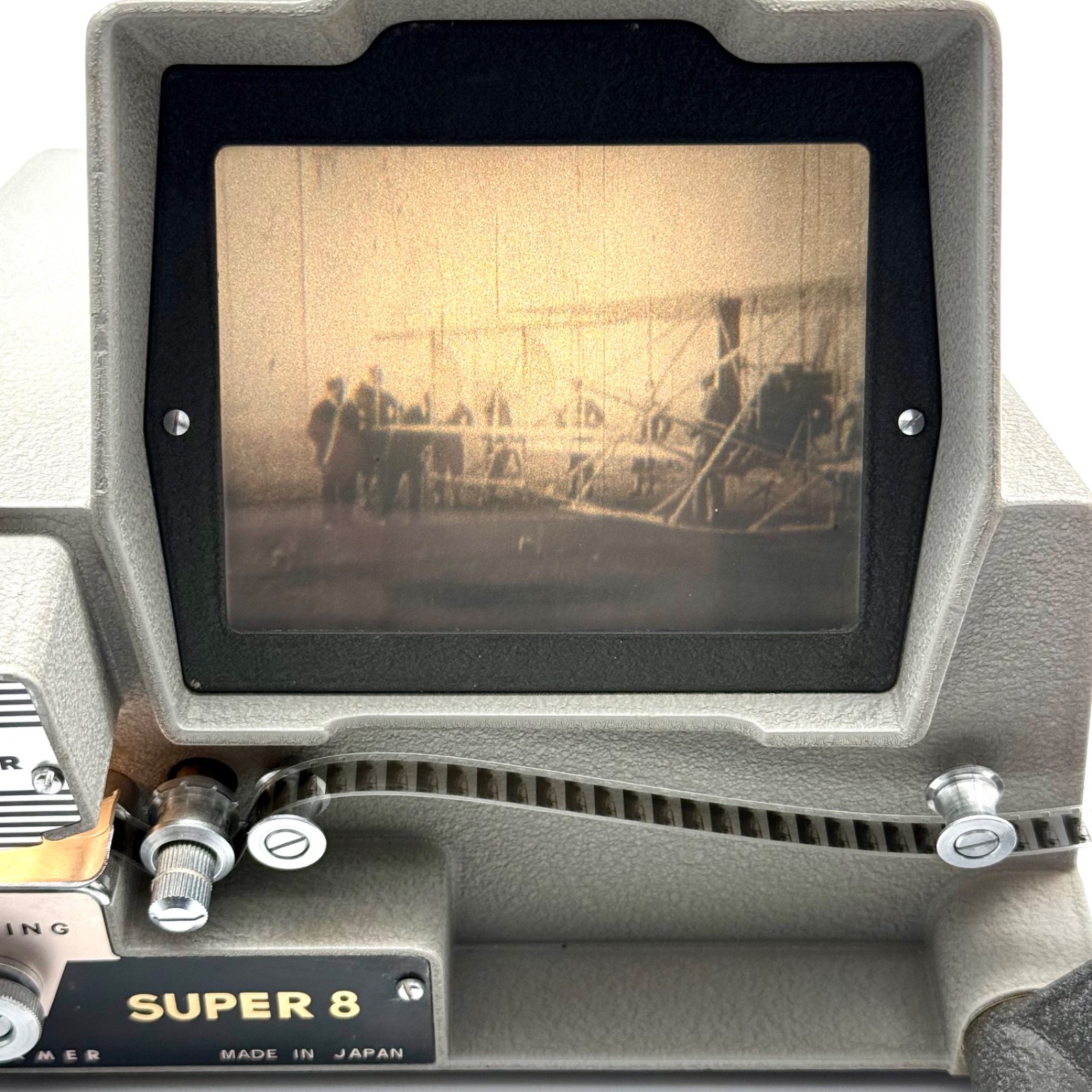 Voyageur Super 8 Editor Viewer Vintage 8mm Editing Machine - Tested