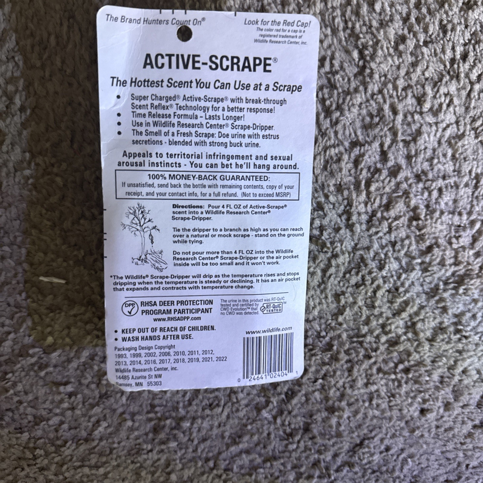 Wildlife Research Active Scrape - 4oz. - 240-4