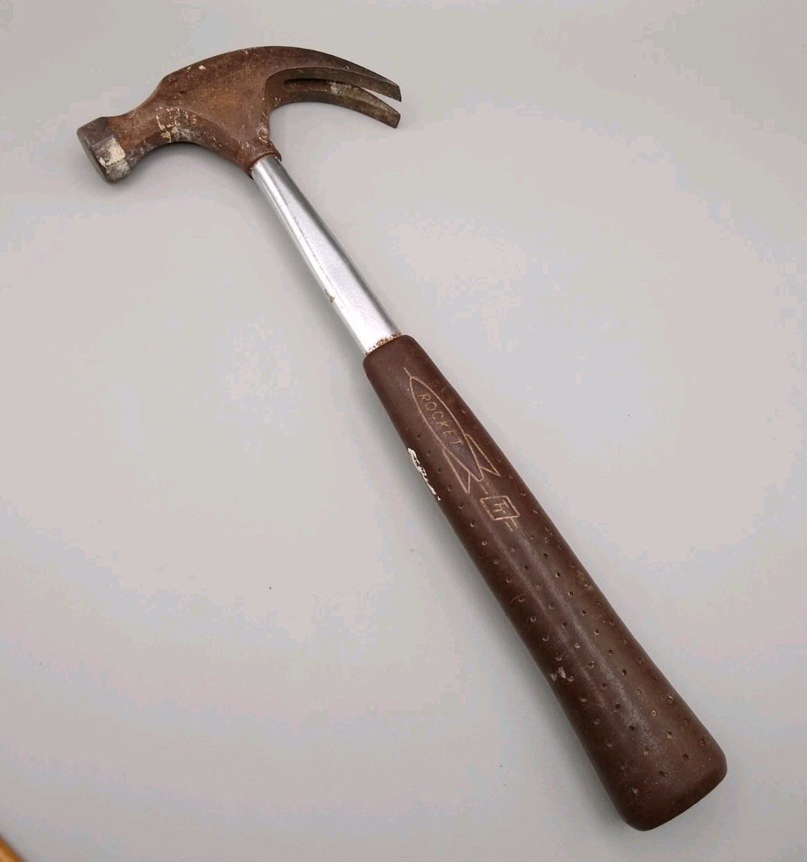 Vintage True Temper Rocket A13 Claw Hammer 12.5” - Brown grip *READ