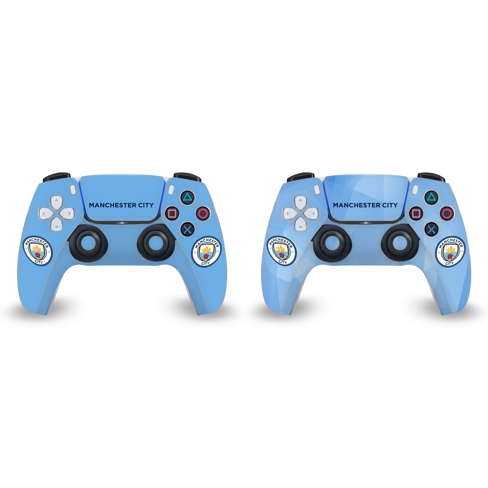 MAN CITY FC BADGE VINYL SKIN FOR SONY PLAYSTATION 5 PS5 DUALSENSE CONTROLLER