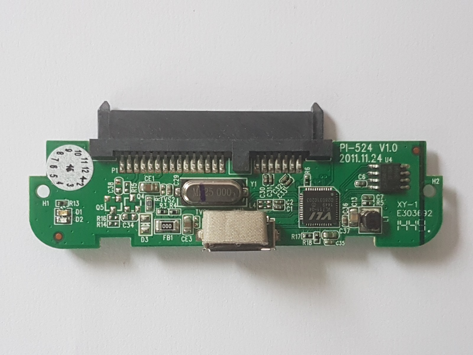 XY-1 E303692 PI-524 V1.0 2.5" SATA to USB 3.0 Dongle Board / Interposer