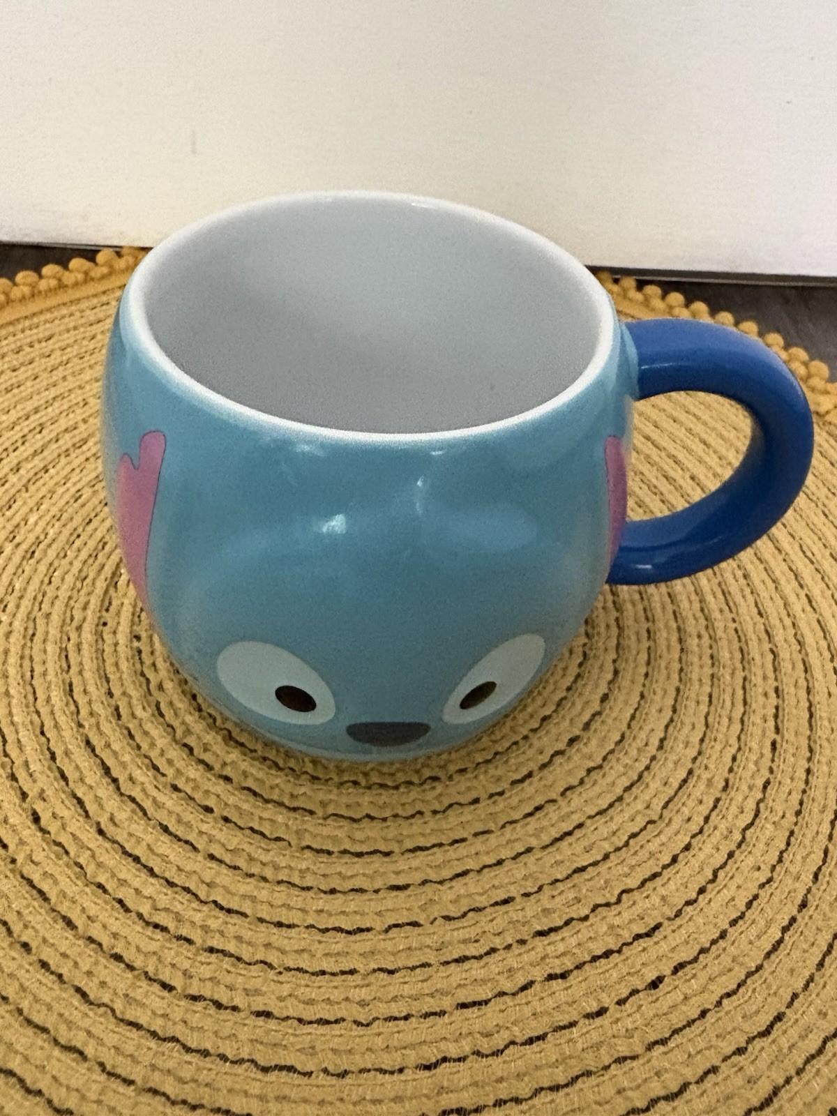 Disney Store Authentic Stitch Tsum Tsum 3.75"H 3D Coffee Tea Mug 16 oz.