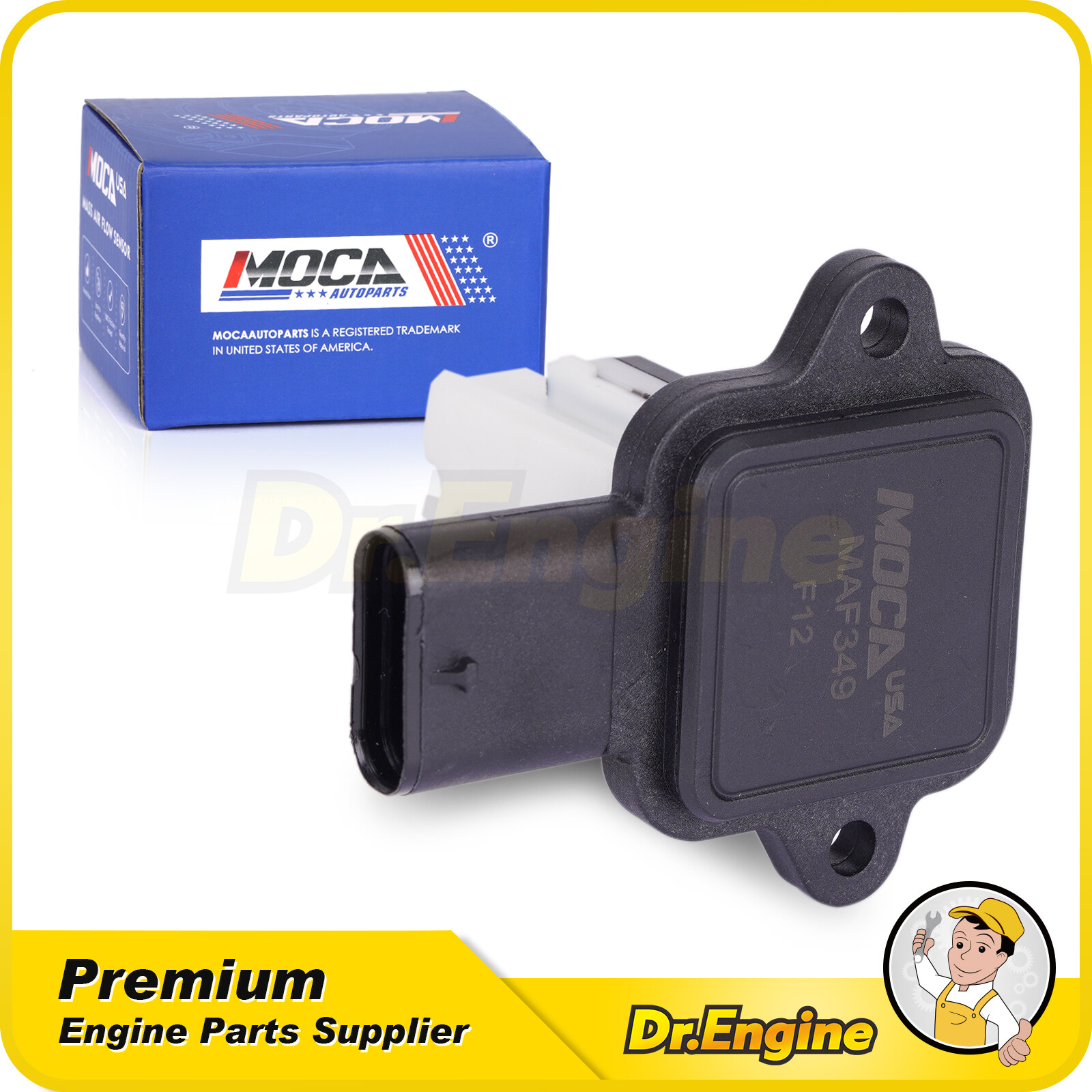 Mass Air Flow Sensor for BMW 435i 535i 640i 740i X3 X4 X5 X6 Sensor Only AF10429