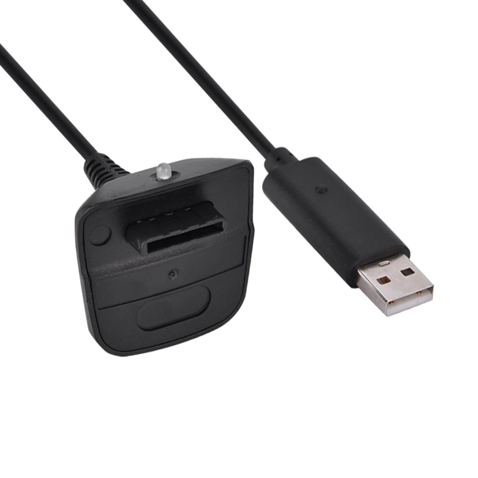 For Xbox 360 Black Wireless Controller USB Charging Cable Replacement Charger