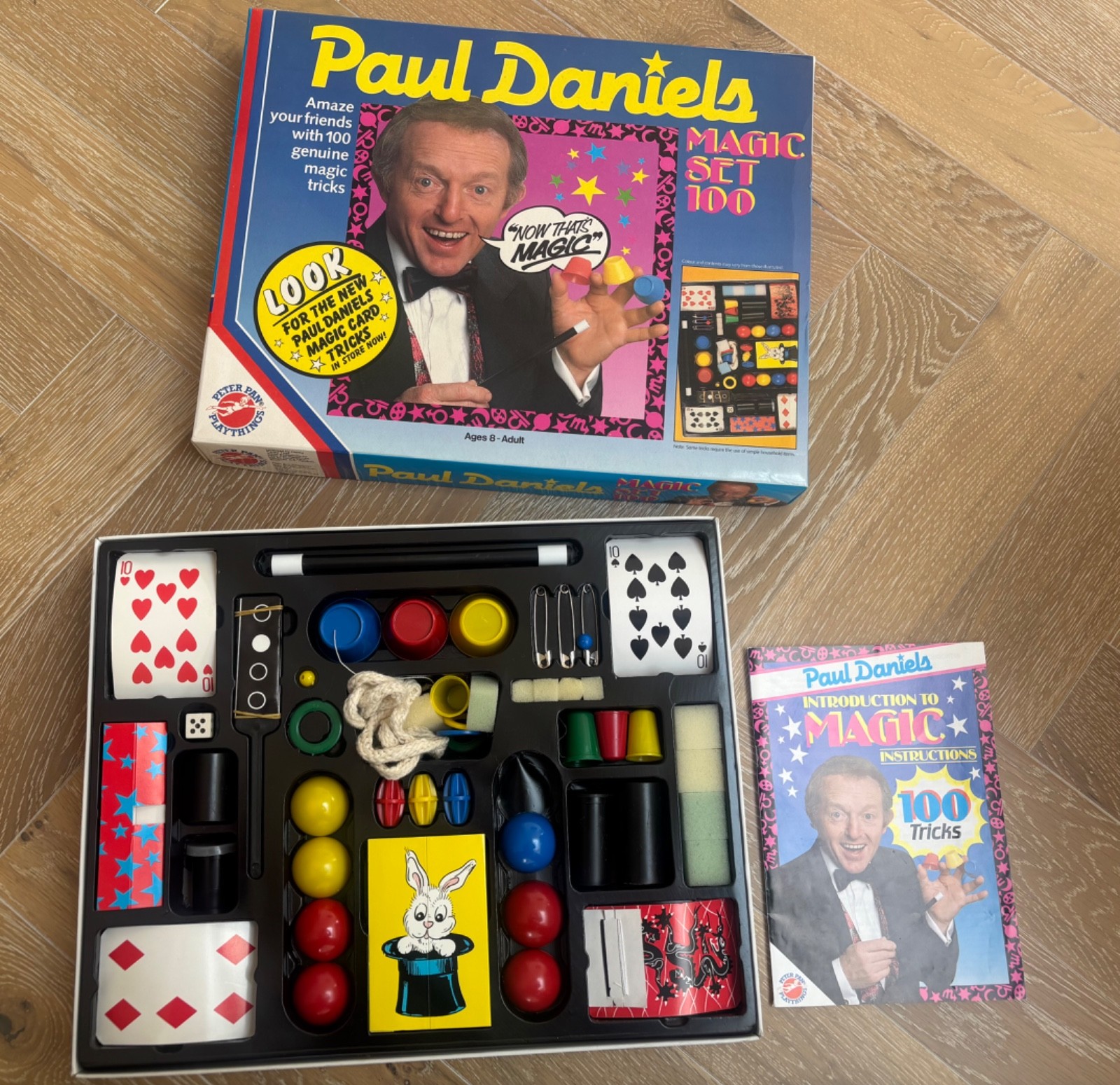 Vintage 1987 Paul Daniels Magic Set 100 Toy Magician