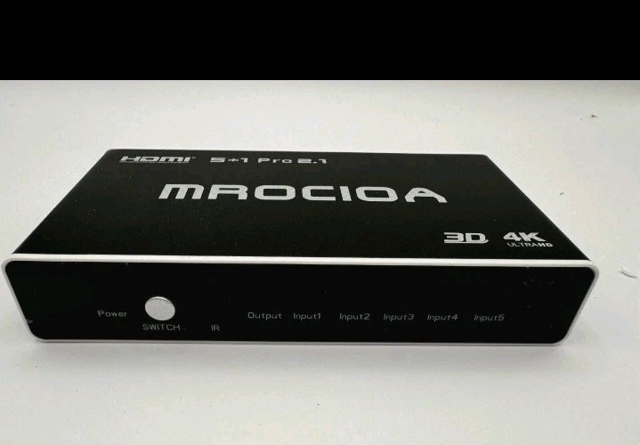 MROCIOA HDMI Switch 4K 1080P Supports 3D 5*1 Model: D521( no remote)