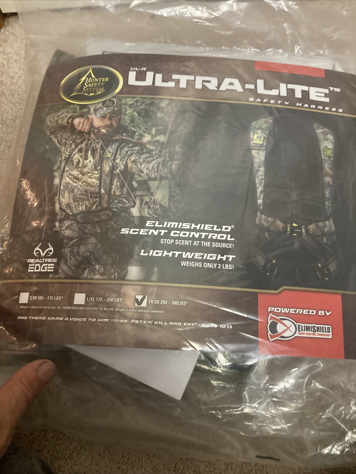HSS Ultra-Lite Harness Realtree 2X/3X-Large ULTRA LITE SAFETY HARNESS