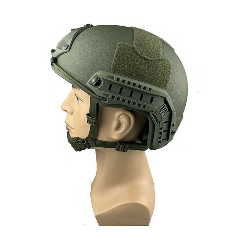 Tactical Uhmw-Pe Ballistic IIIA Bullet Proof Helmet Size M Medium Green