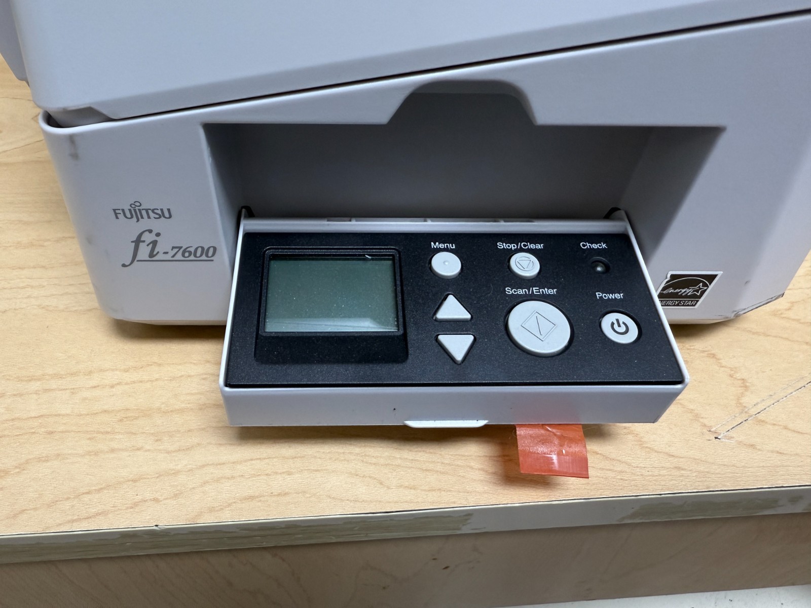 Fujitsu fi-7600 Duplex Sheetfed Document Scanner MISSING TRAY works perfect!