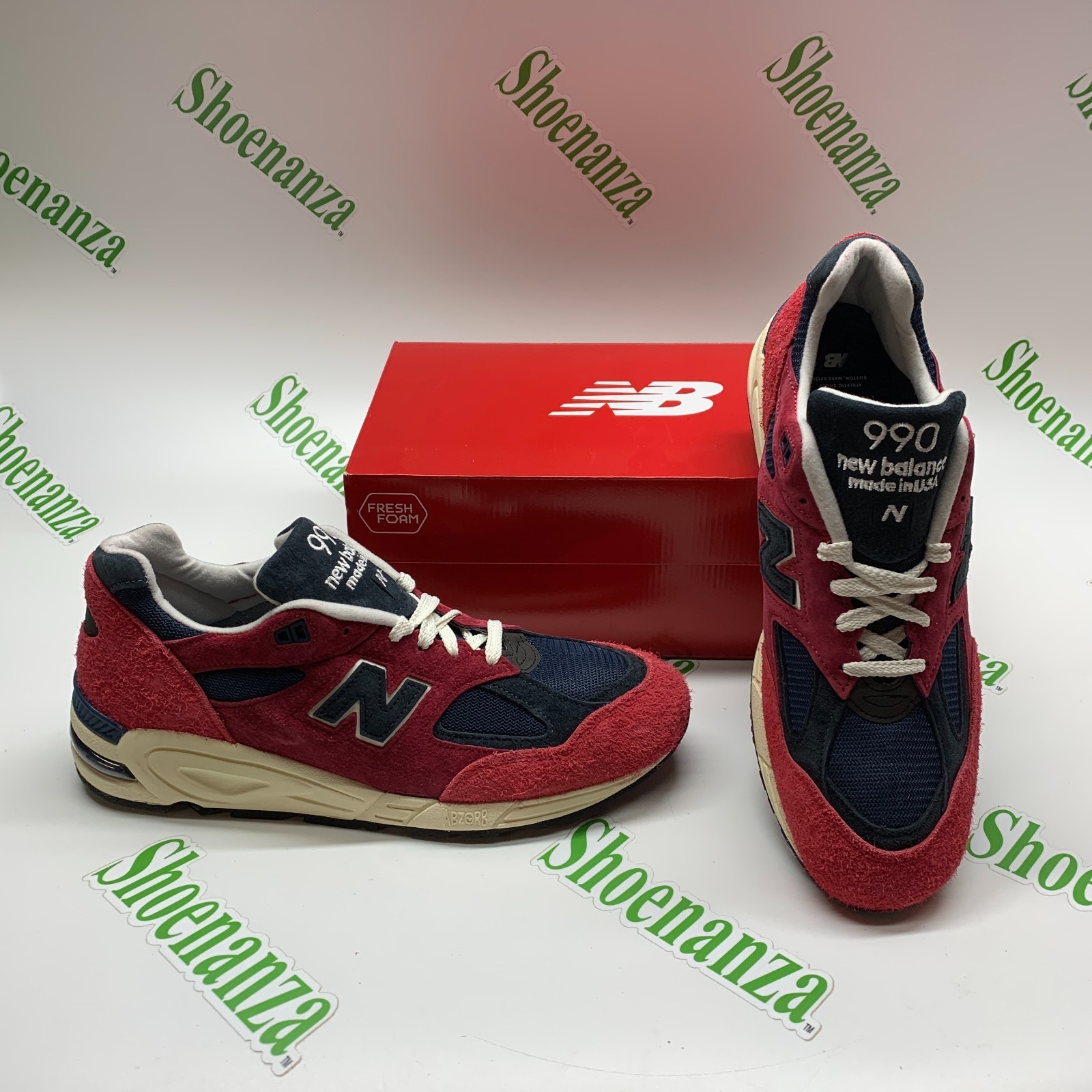 New Balance 990v2 Teddy Santis Made In USA Patriotic Sneakers Shoes Mens 11