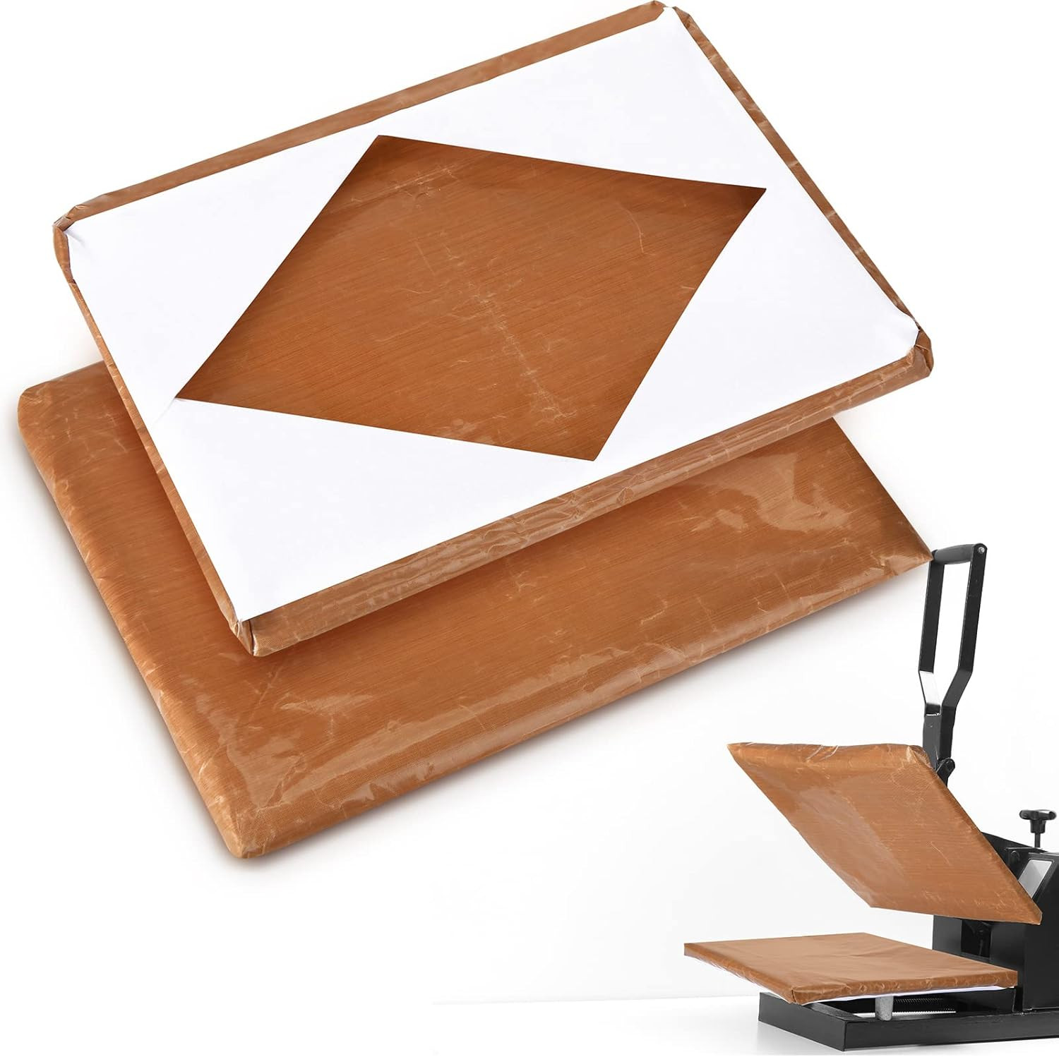 2 Pcs 12 x 15 Inch Heat Press Platen Wrap Cover Heat Resistant Reusable