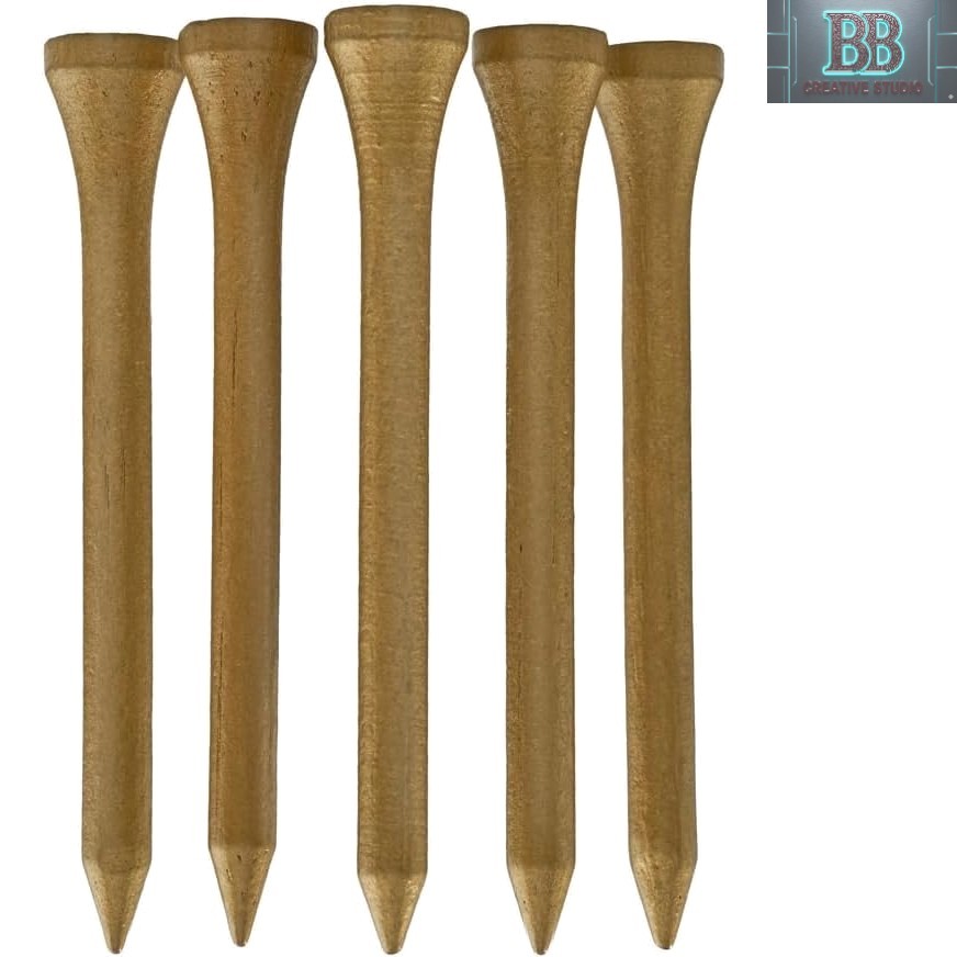 70mm Bamboo Golf Tees - Unleash Your Game with Eco-Friendly Color Options
