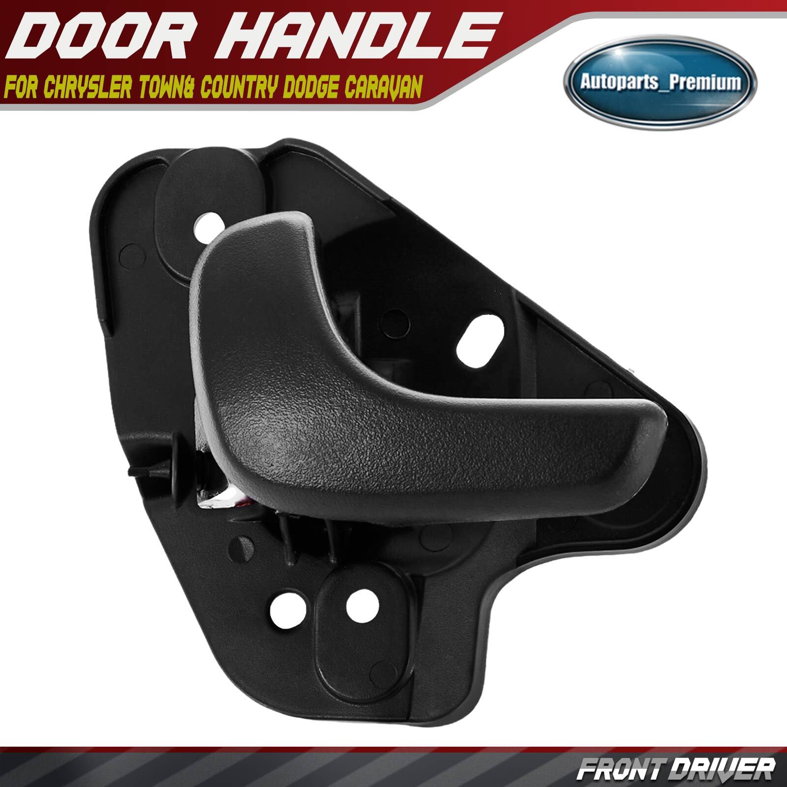 Front Driver Black Interior Door Handle for Chrysler Town& Country Dodge Caravan