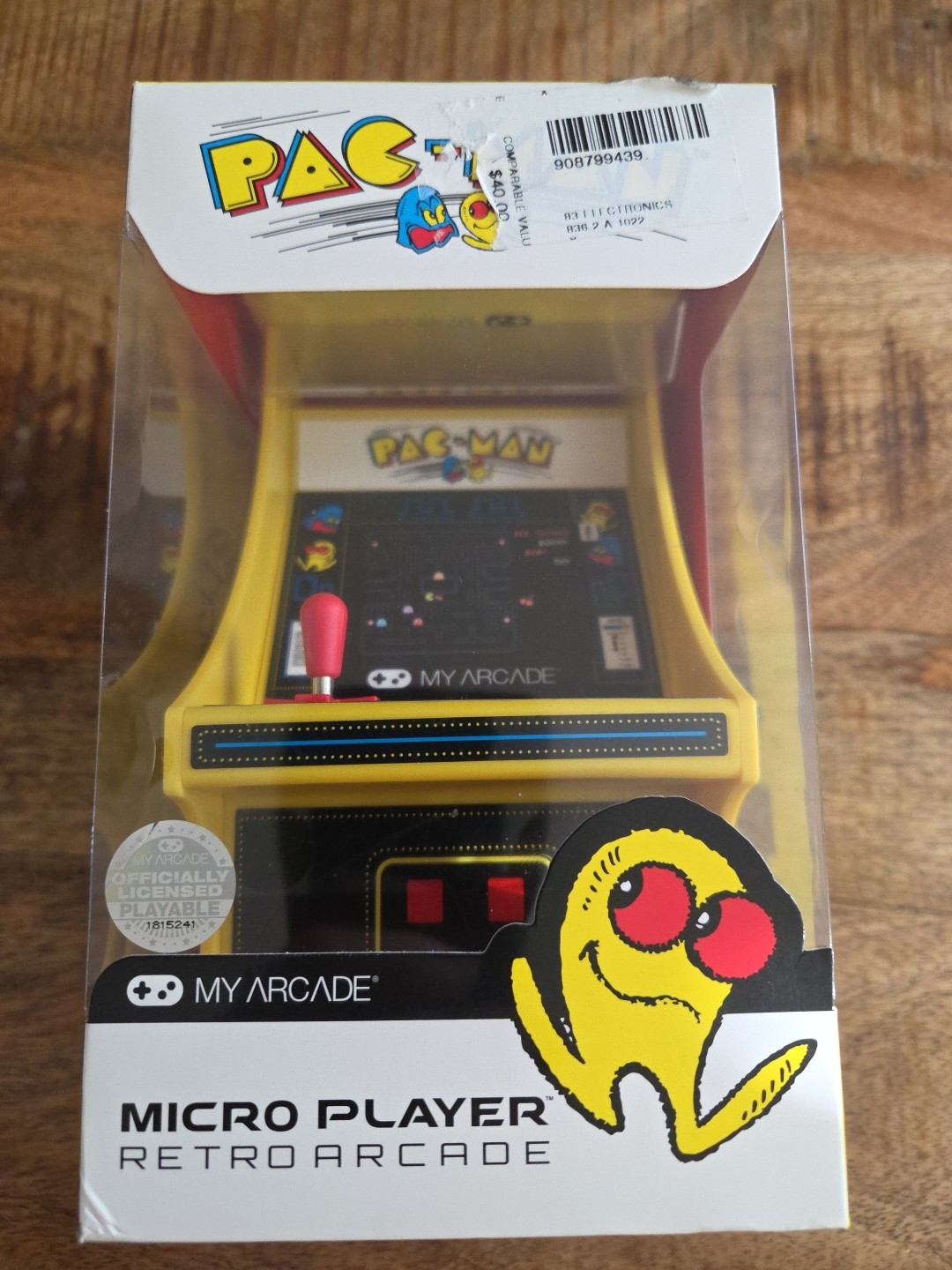 MY ARCADE DGUNL-3220 PAC-MAN MICRO PLAYER RETRO ARCADE OFFICIALLY LICENSED