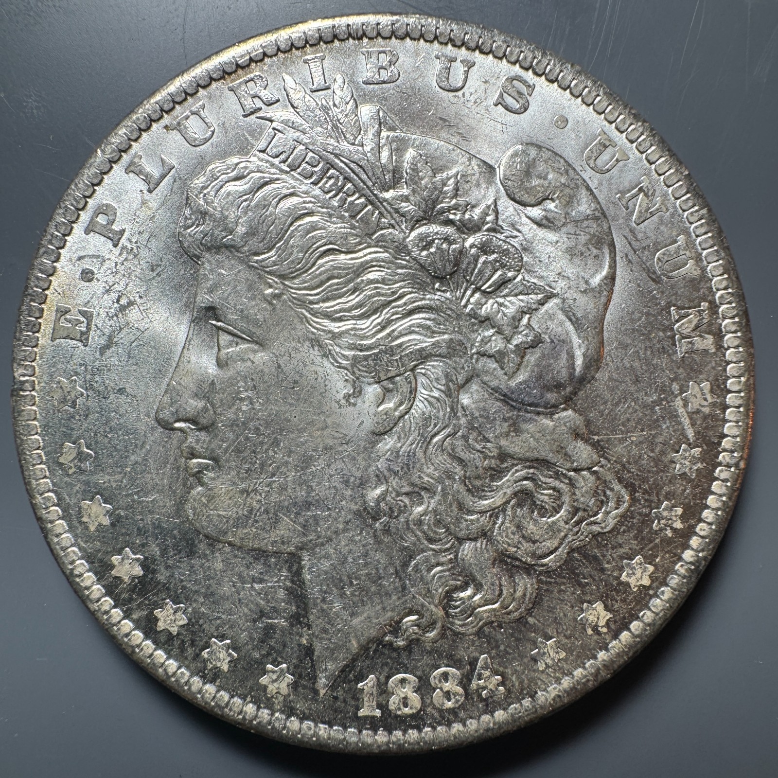 1884-O Filled O Morgan Silver Dollar 7345