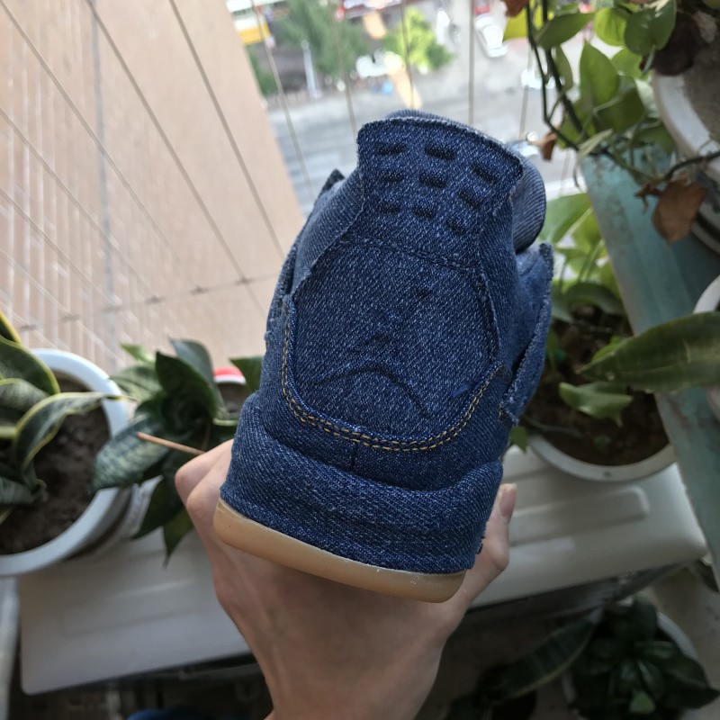 NK AJ4 Retro Levi’s Denim 2018 - AO2571-401 Men Shoes