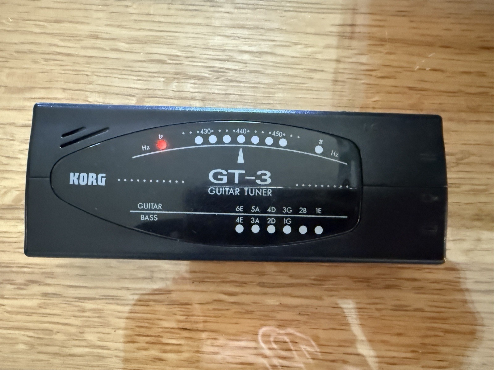 Korg GT-3 Portable Auto Guitar Tuner (Acoustic, Electric, Guitar, Bass, Banjo B8