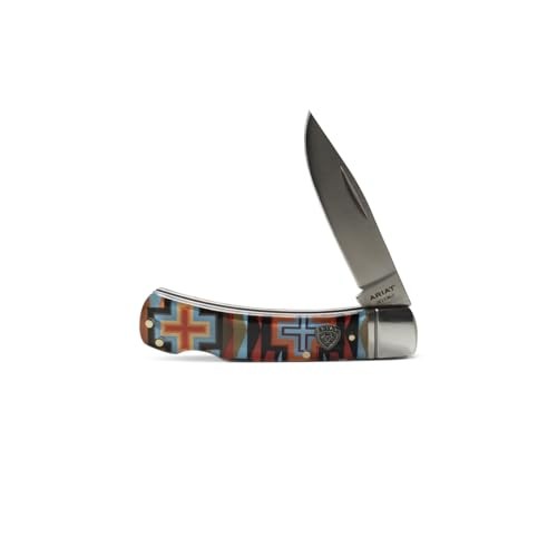 Ariat Folding Knife Multi-Color Smooth Blade - A710013097-L