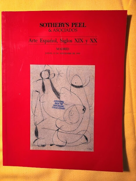 Sotheby's Peel & Asociadoes Arte Espanol, Siglos XIX y XX Madrid  1993