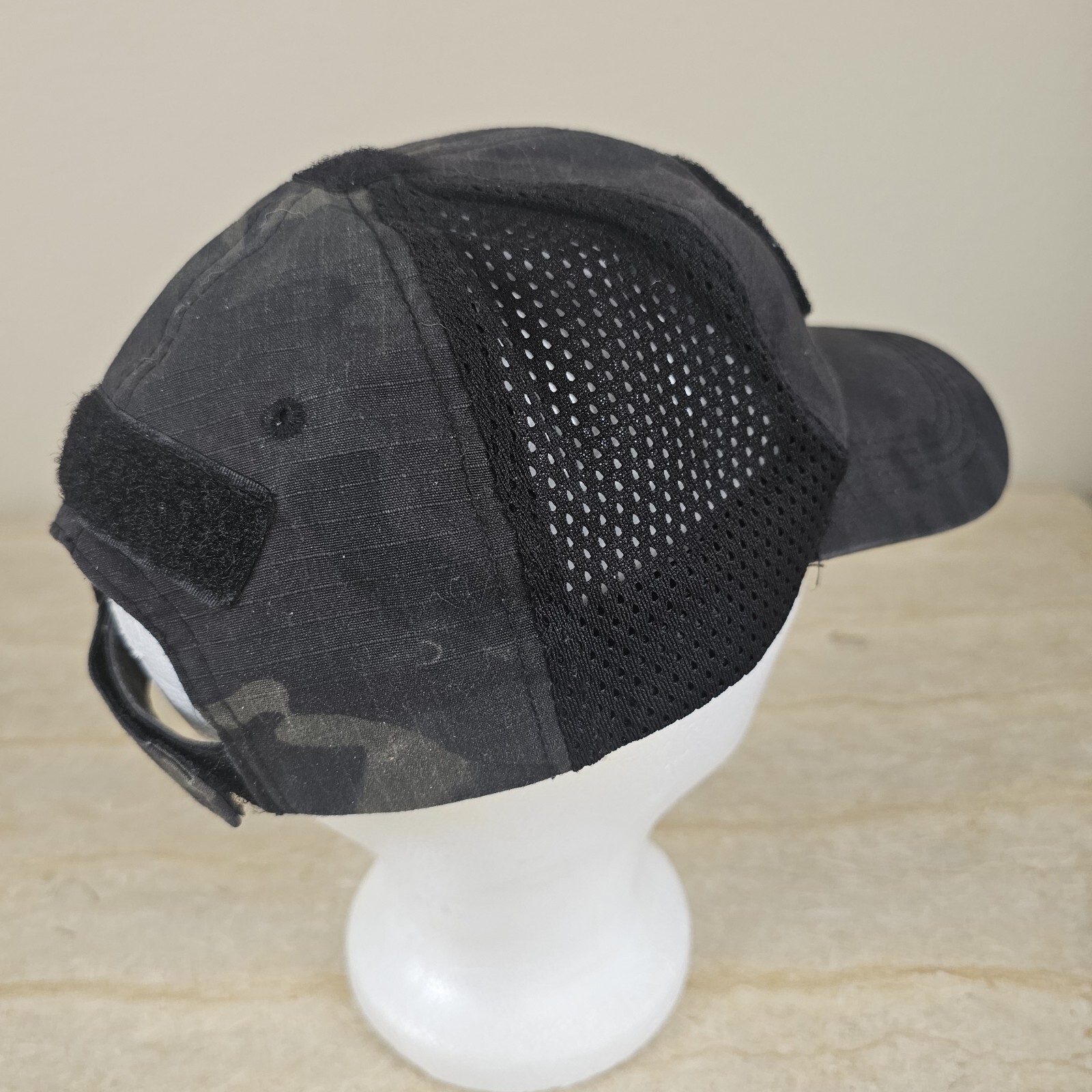 Camo Punisher Caps, Black And Green Camo Hats Strapback