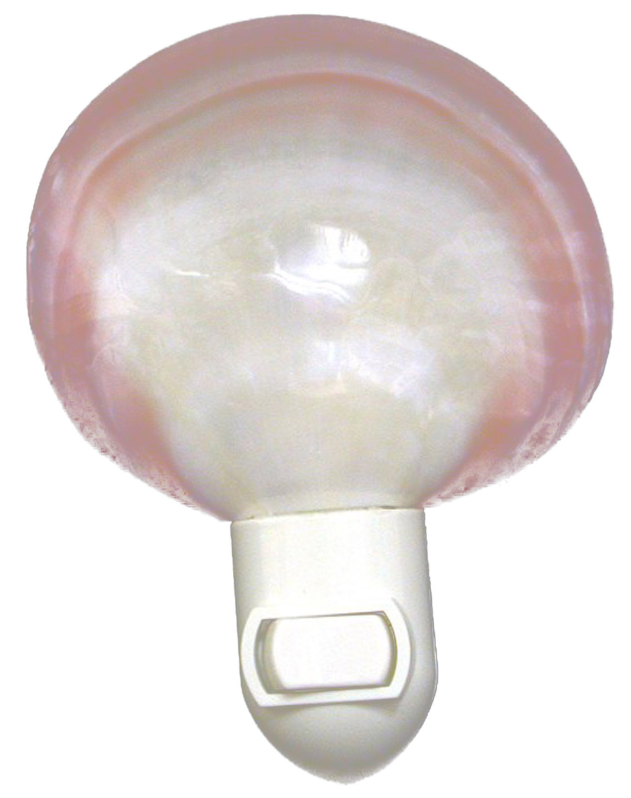 Seashell Night Light Polished Tiger Clam Shell Nautical Decor Gift Beach Cottage