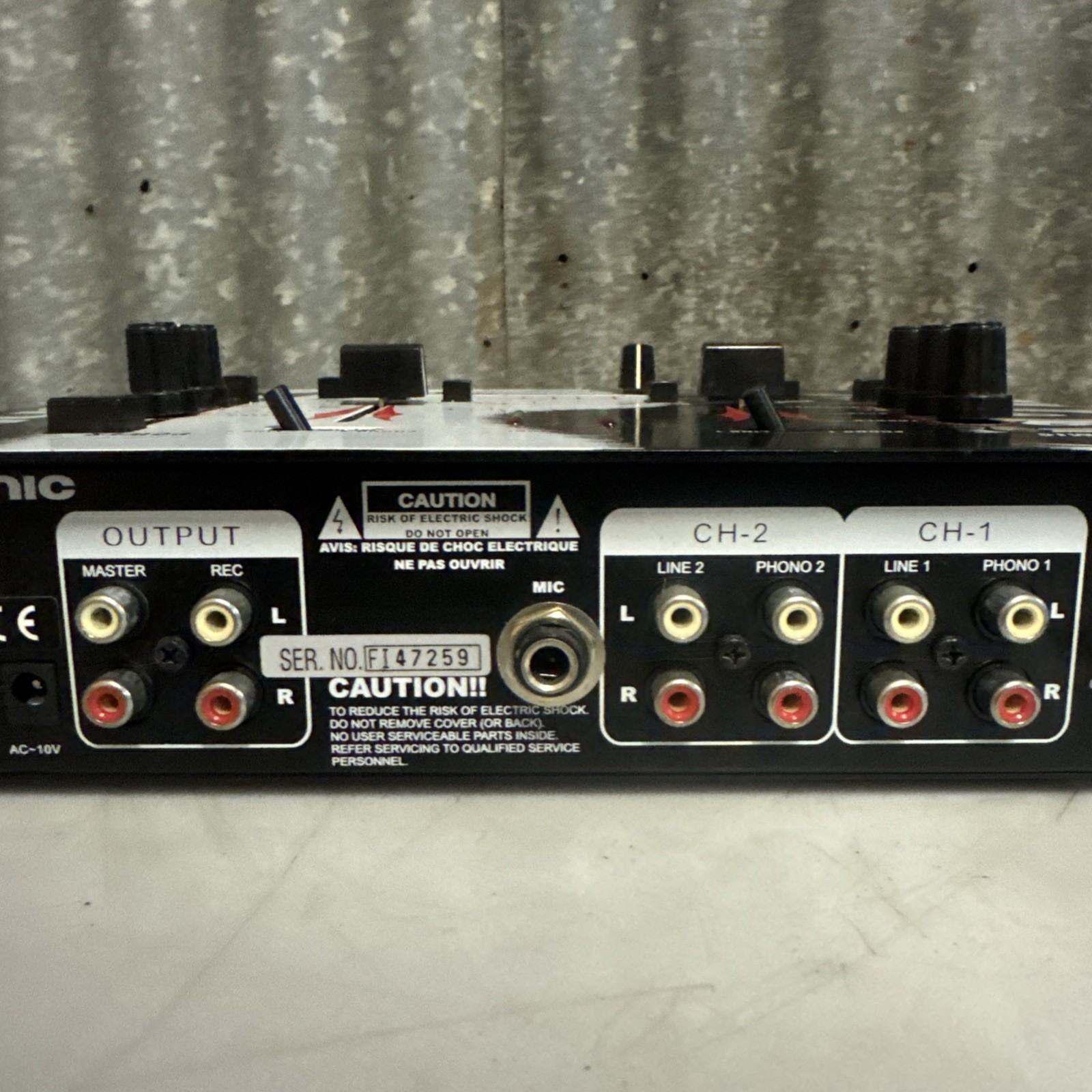 PHONIC DM1030 2 Channel DJ Mixer Rack Mountable