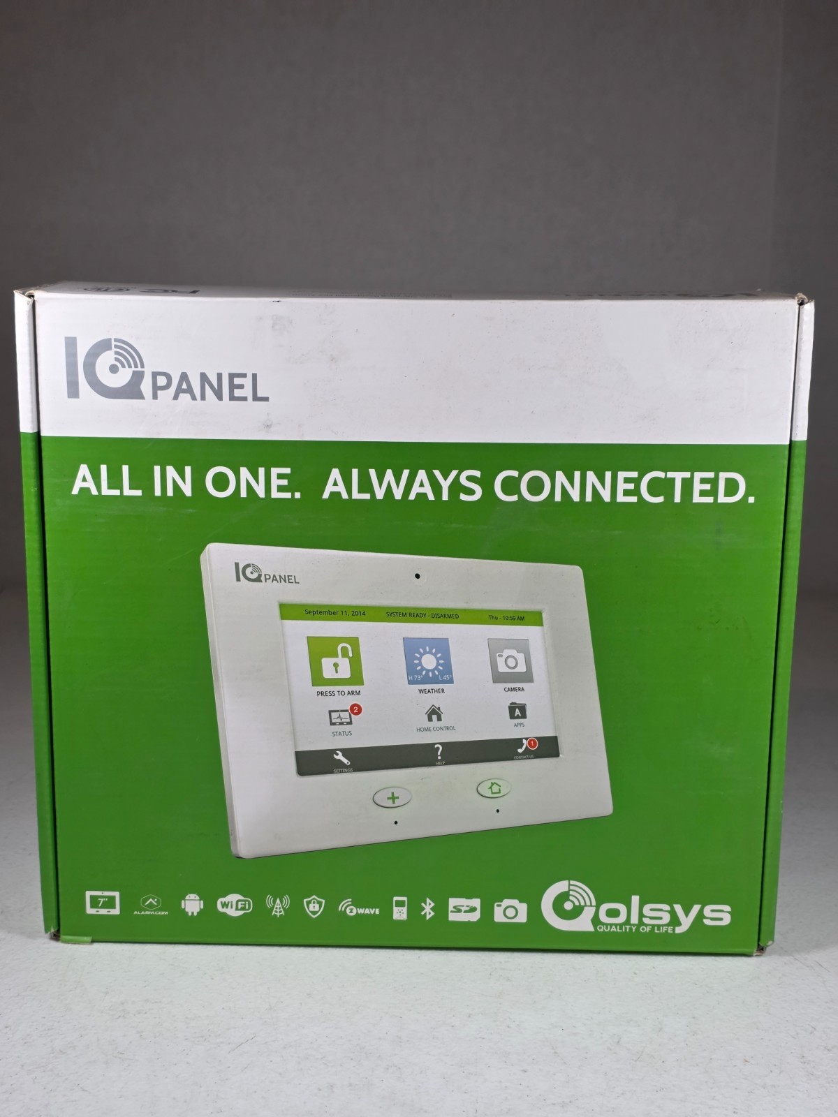 Qolsys IQ Panel VRZ QS-9004-VRZ 7" Touchscreen Alarm Pane - READ