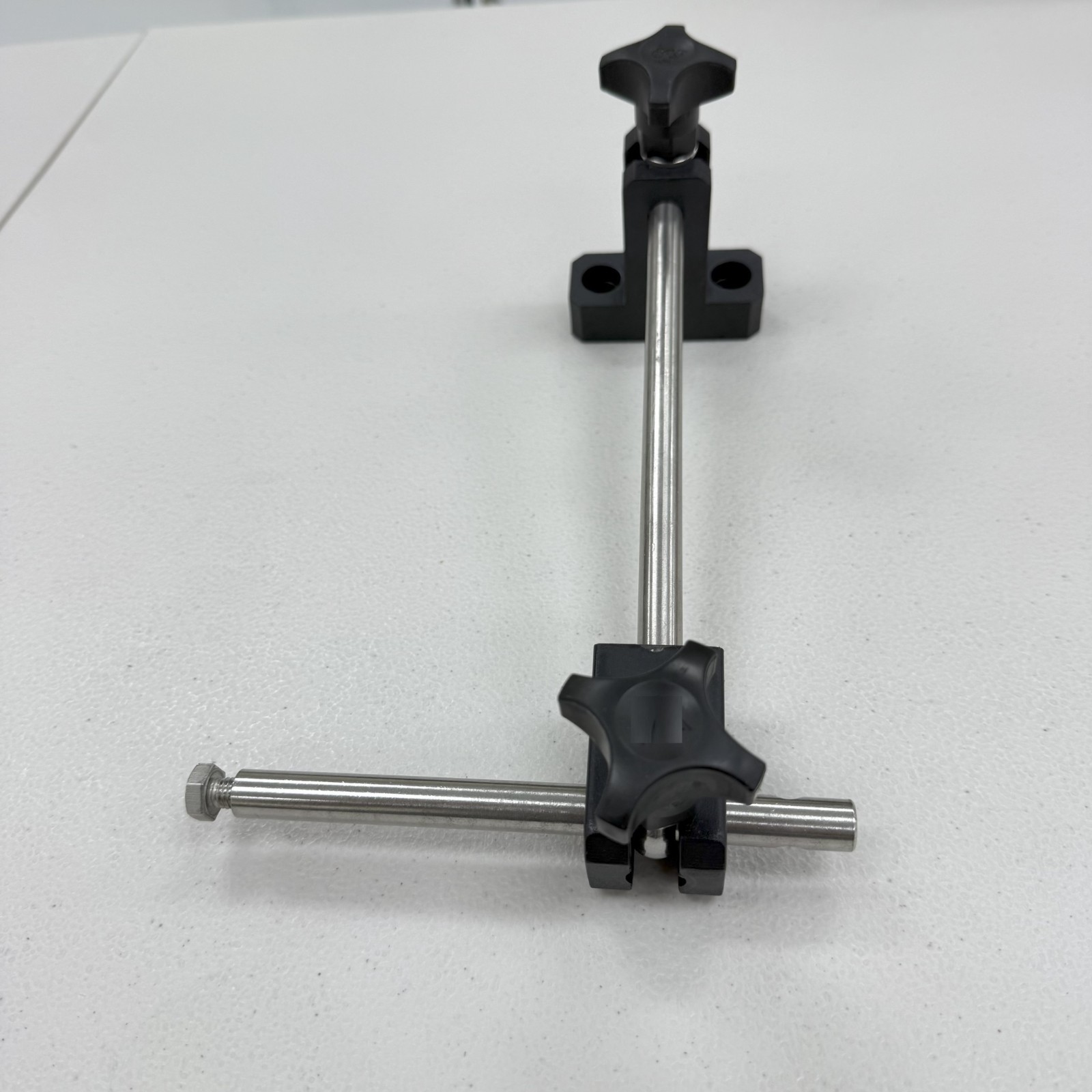 Modular SS Conveyor Mount Guide Rail Bracket Arm Assembly Kit, Assemble in USA