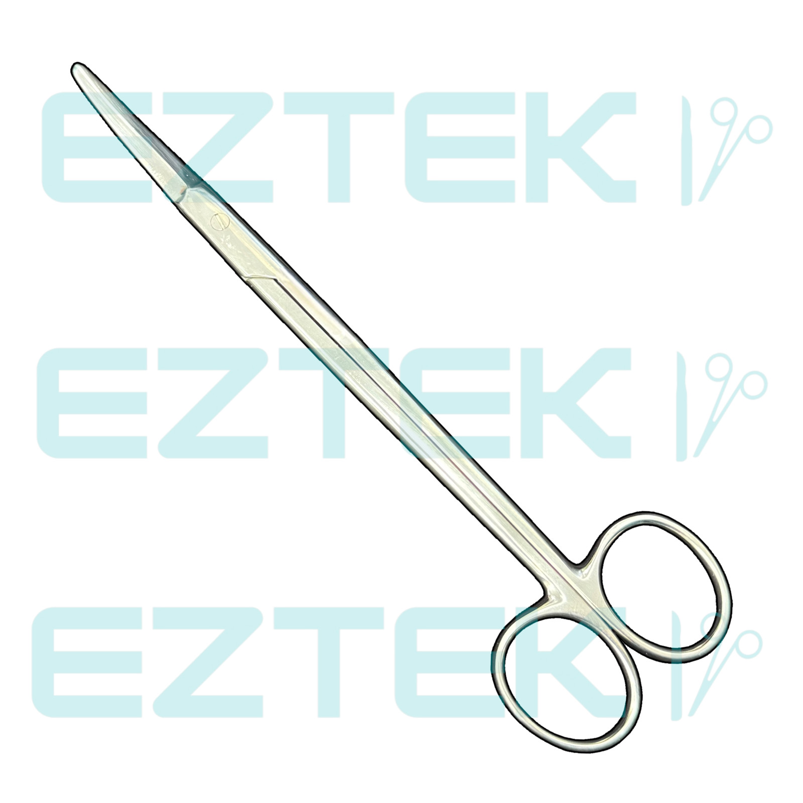 Set of 2 Boettcher Tonsil Scissors, 7.25", Curved Double Edged Blades