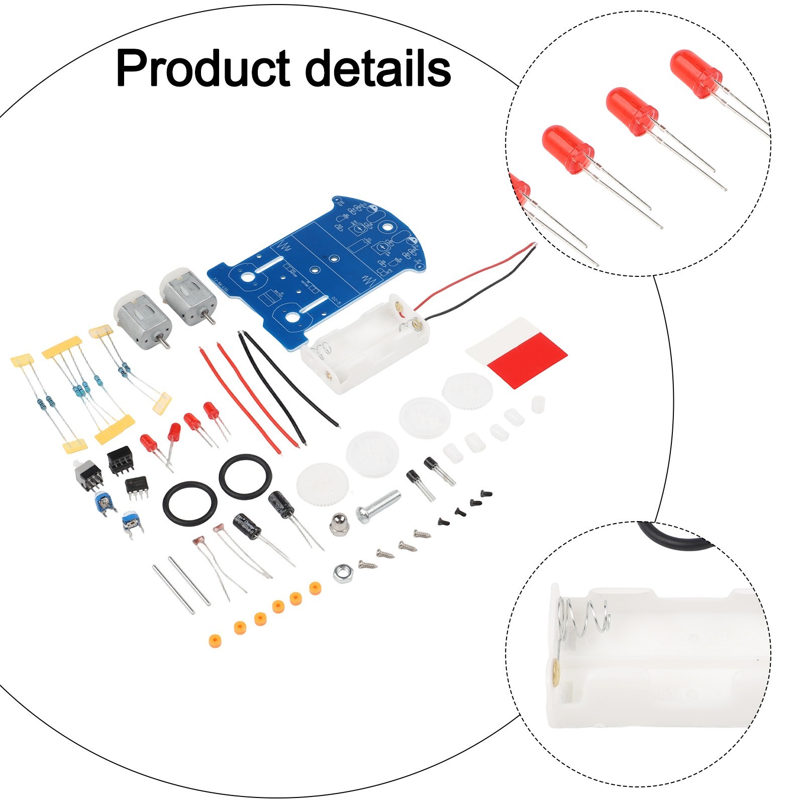 Beginner Friendly Soldering Kit Smart Tracking Car Electronics Project