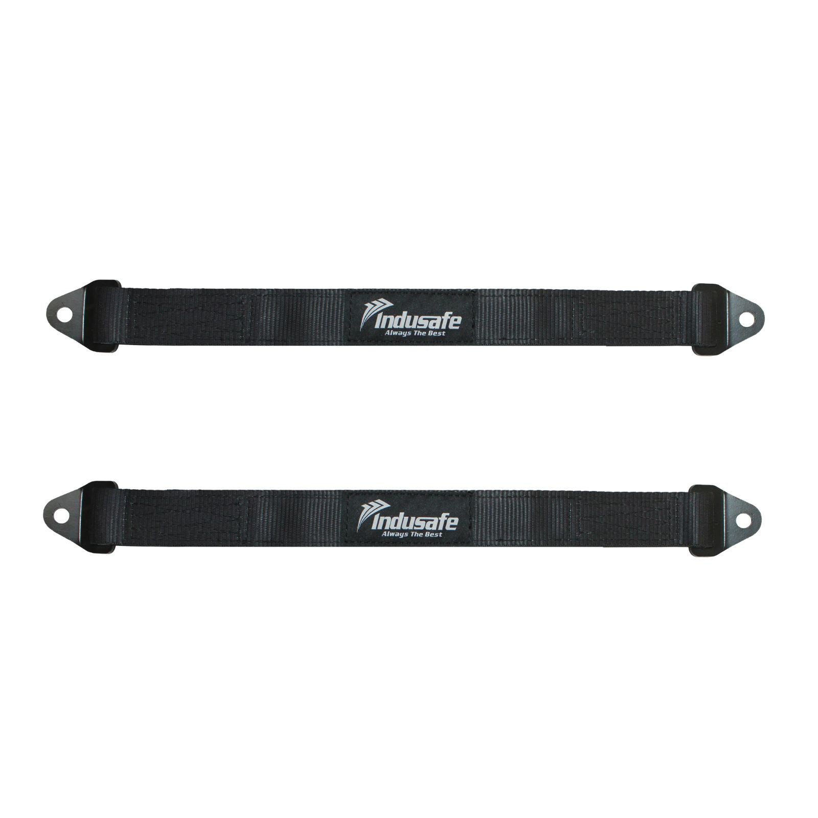2PK 22" Limit Straps Car Hauler Axle Straps Rated for 10,000LBS Quad Wrap, Black
