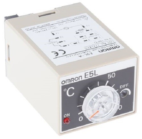 Controller Electronic Thermostat SPDT 10 A Analog OMRON E5LA0100