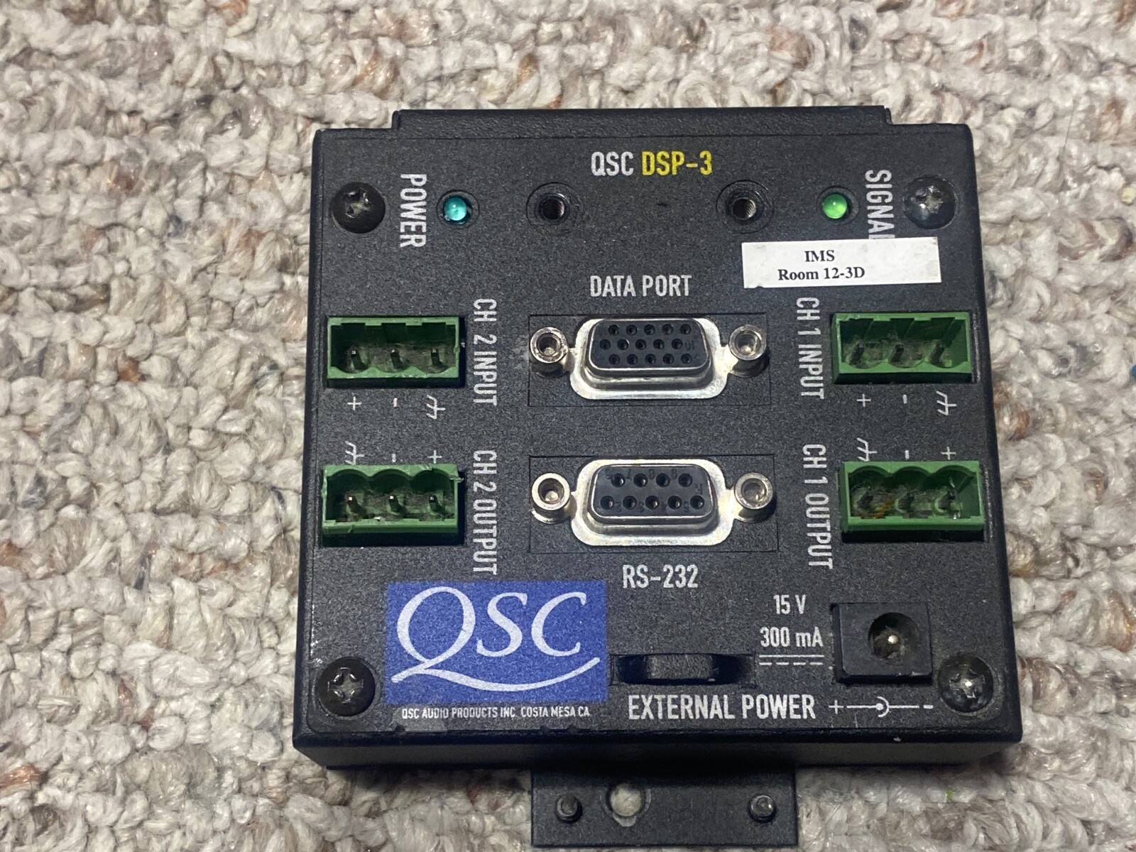 QSC DSP-3 Digital Signal Processor