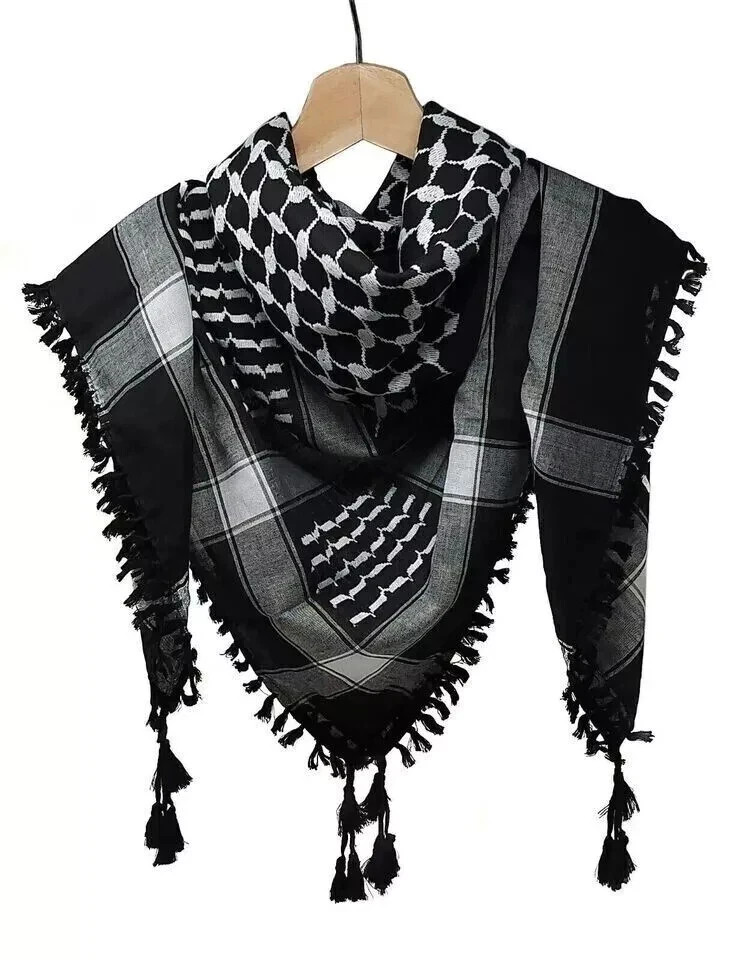 Palestine Shemagh Keffiyeh Arab Scarf Arafat Hatta Brand New cotton