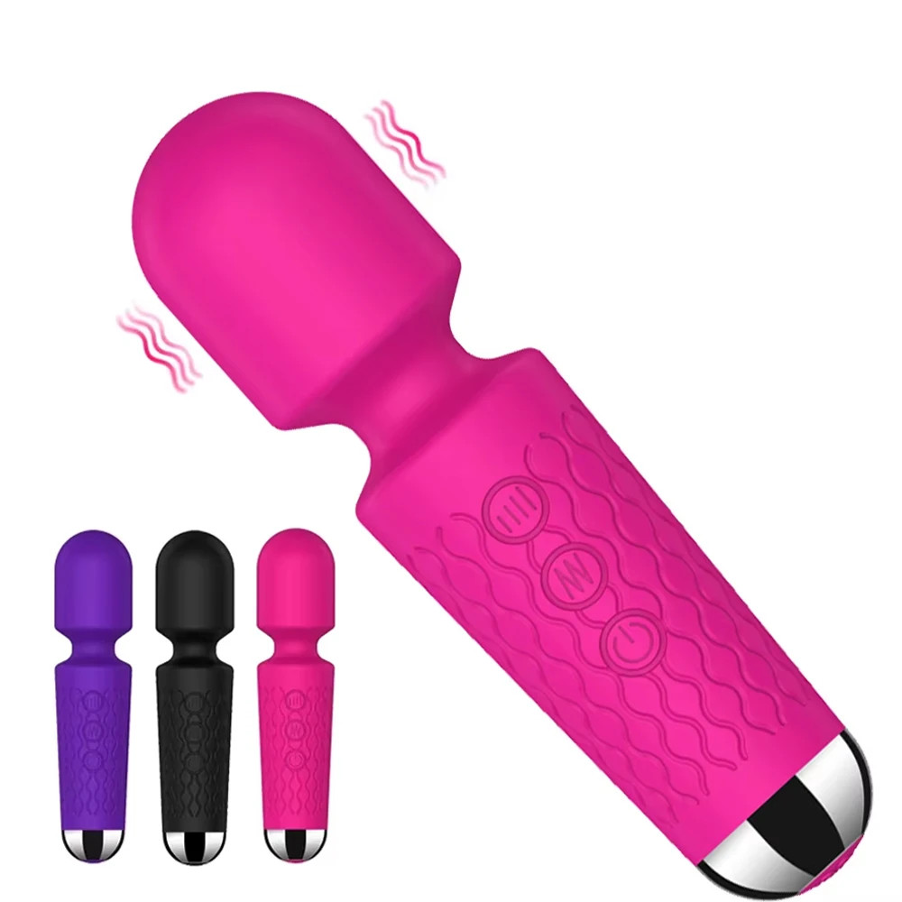 20 Speeds AV Vibrator for Women G spot Clitoris Masturbation Adult Sex Toys