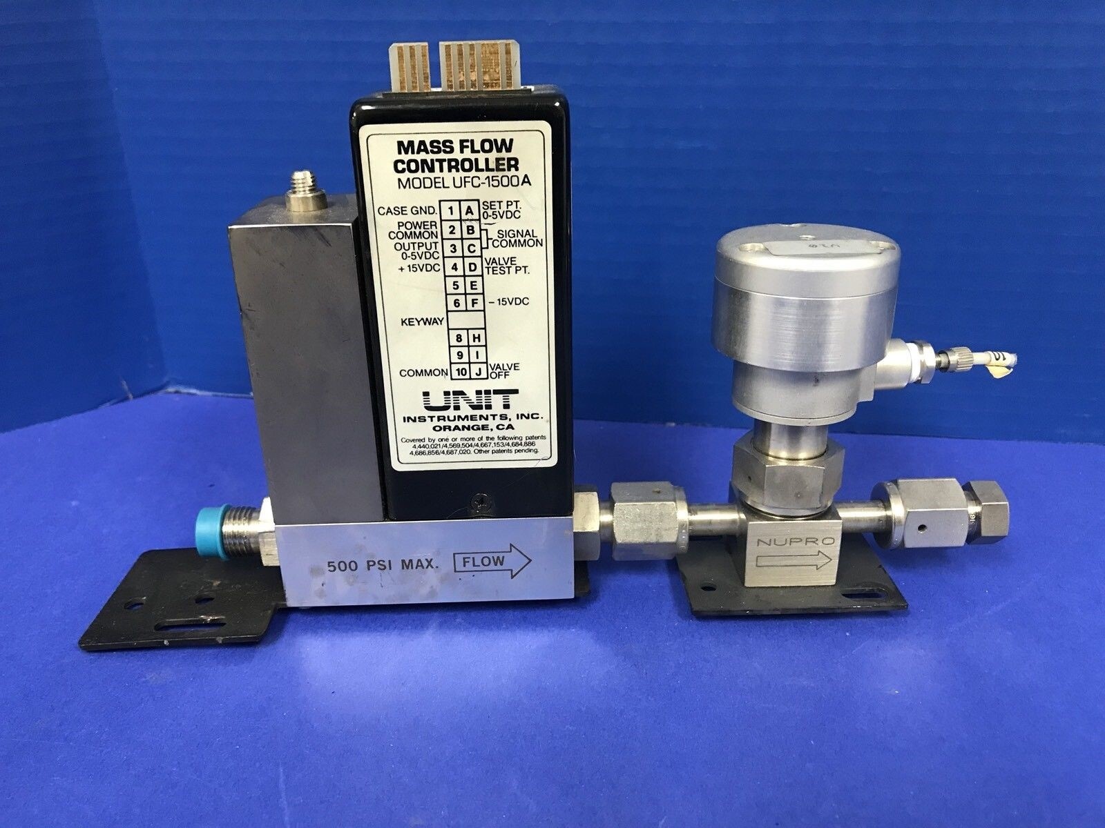 Unit UFC-1500A MFC Assy, N2, 1 SLM w/ SS-4BK-V51-1C Valve, Used