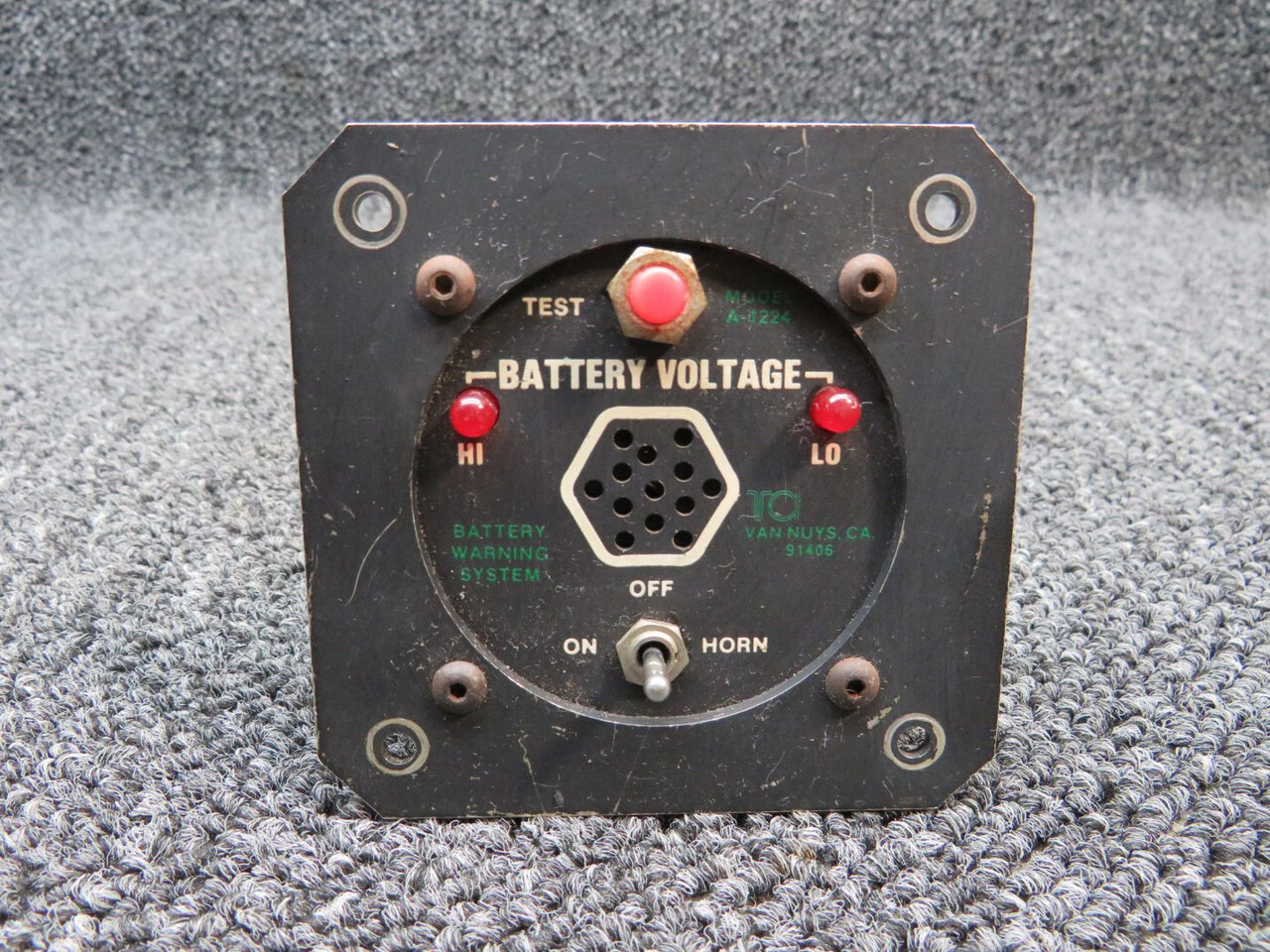 A-1224 Trans-Cal Battery Warning Indicator (Volts: 12)