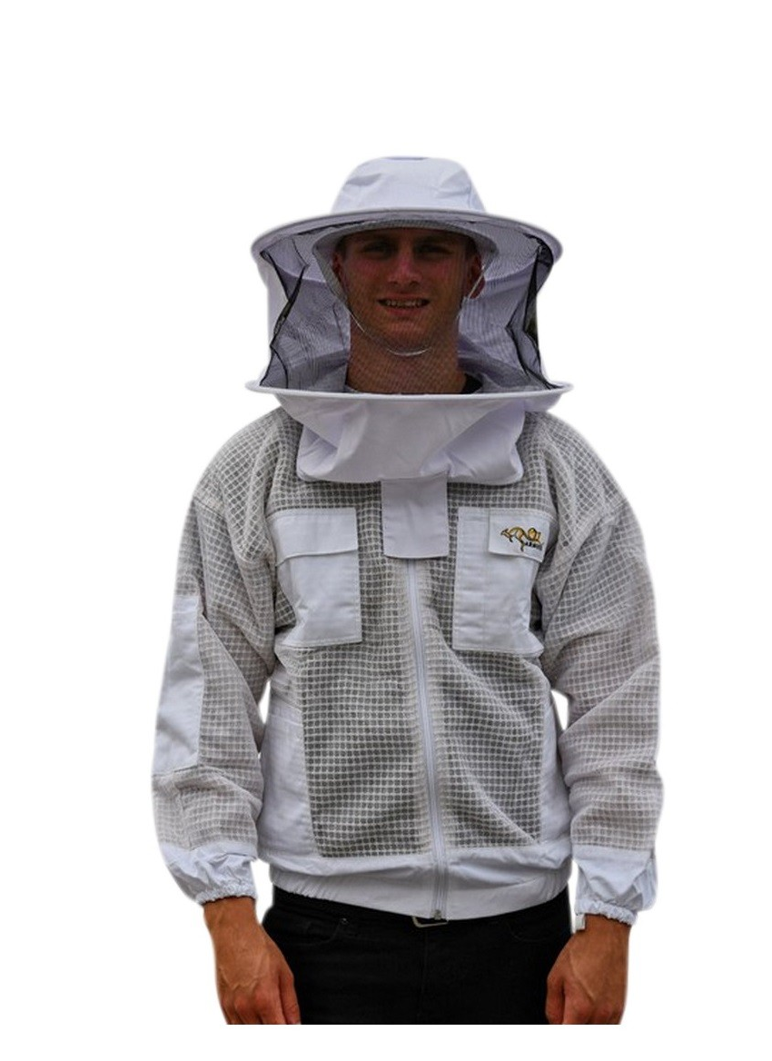 OZ ARMOUR BEEKEEPING JACKET & TROUSERS SUIT FOR BIG & STOUTS VENTILATED