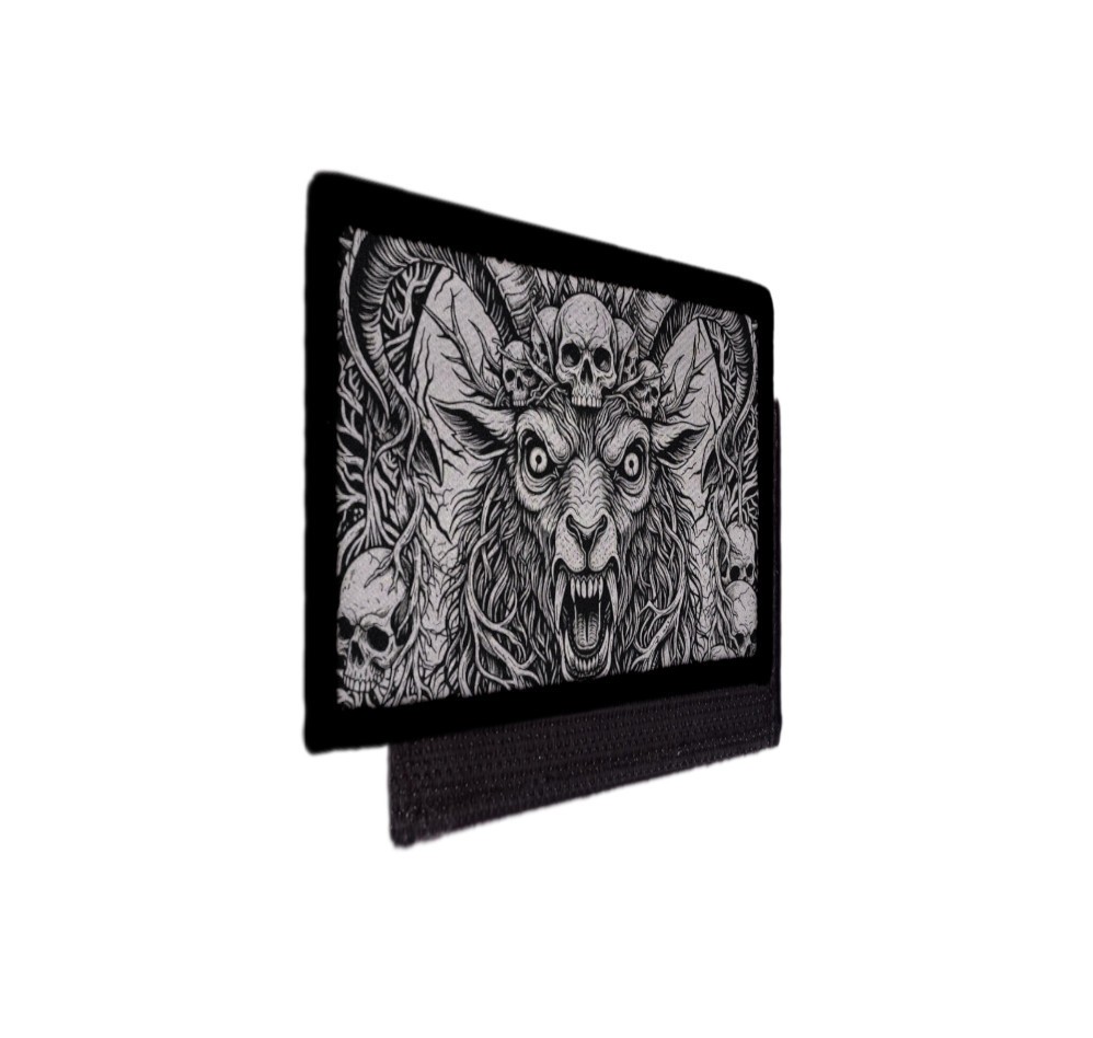 Goat Death Horror Occult Punk Bathomet Satan Patch Morale Hook [sub]