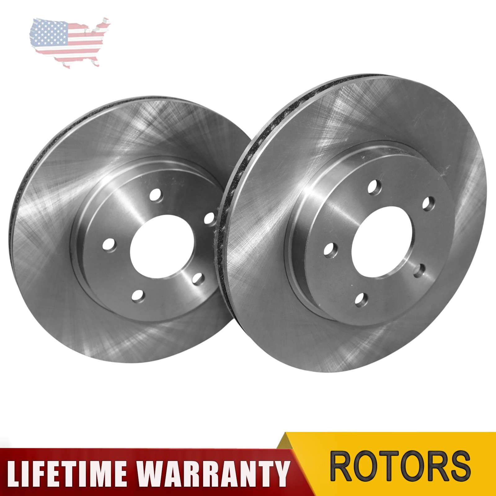 2pcs Front Disc Brake Rotors for Chevrolet Equinox Pontiac Torrent Saturn Vue