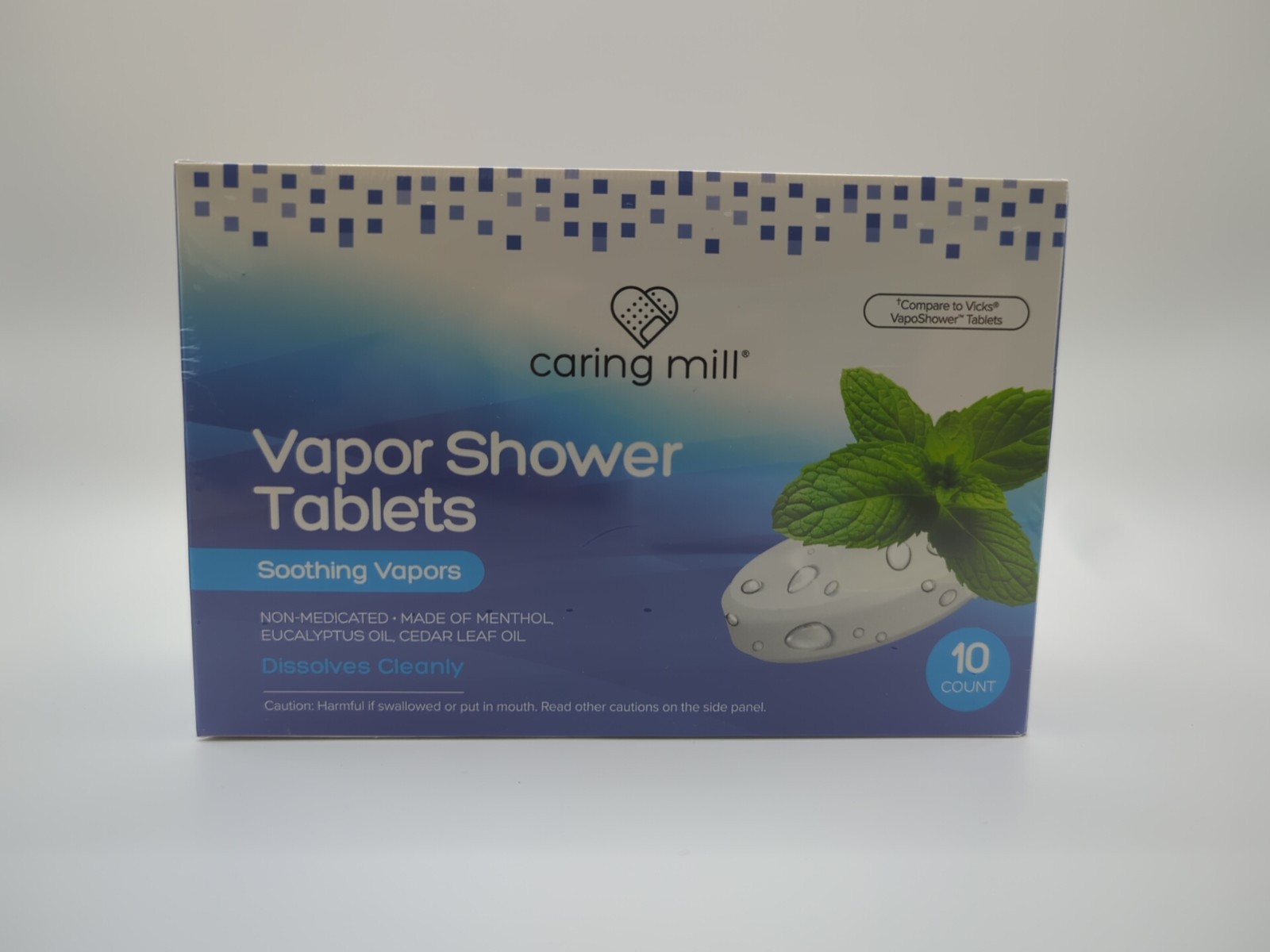 Shower Vapor Box 10 Total Tablets - Caring Mil - Sealded