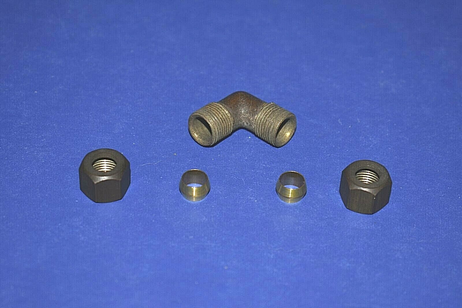 NOS Brass Compression Elbow 5/16 x 5/16 Compression