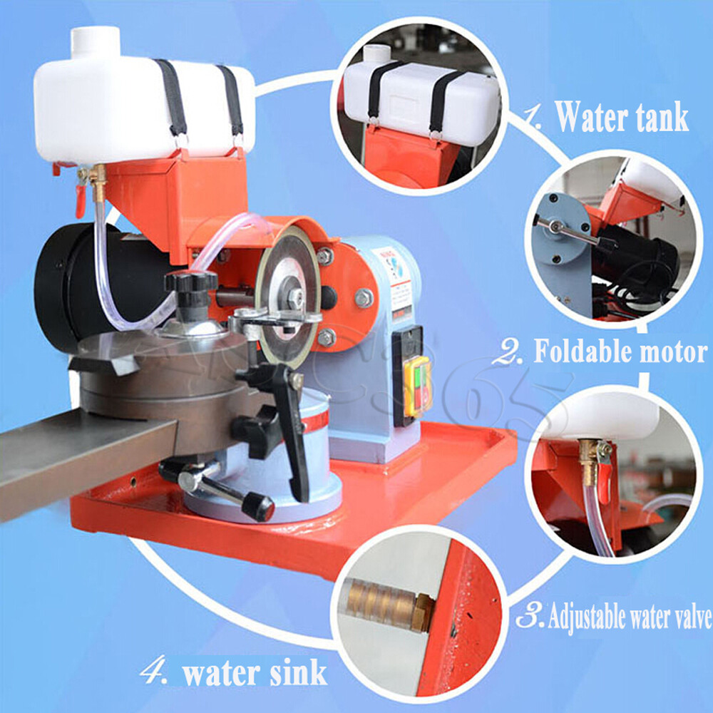 110V Circular Carbide Saw Blade Sharpener Grinding Machine Water Grinder 250W