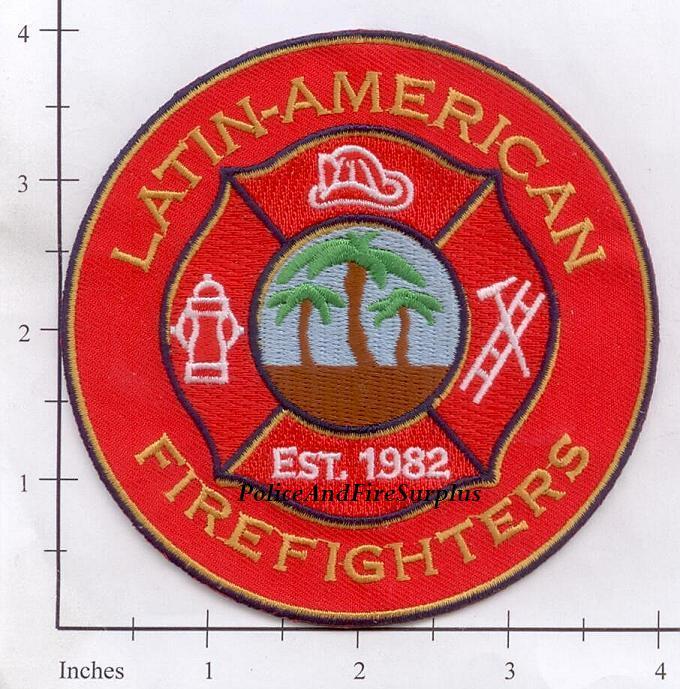 Florida - Latin American Firefighters Fire Dept Patch - Spanish Firefighters