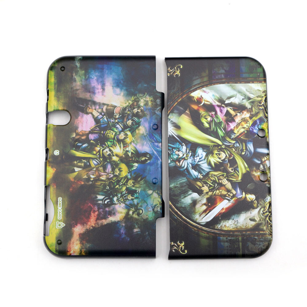Customized For Nintendo New 3DS XL/LL Console Top&Bottom Protective Shell Cover