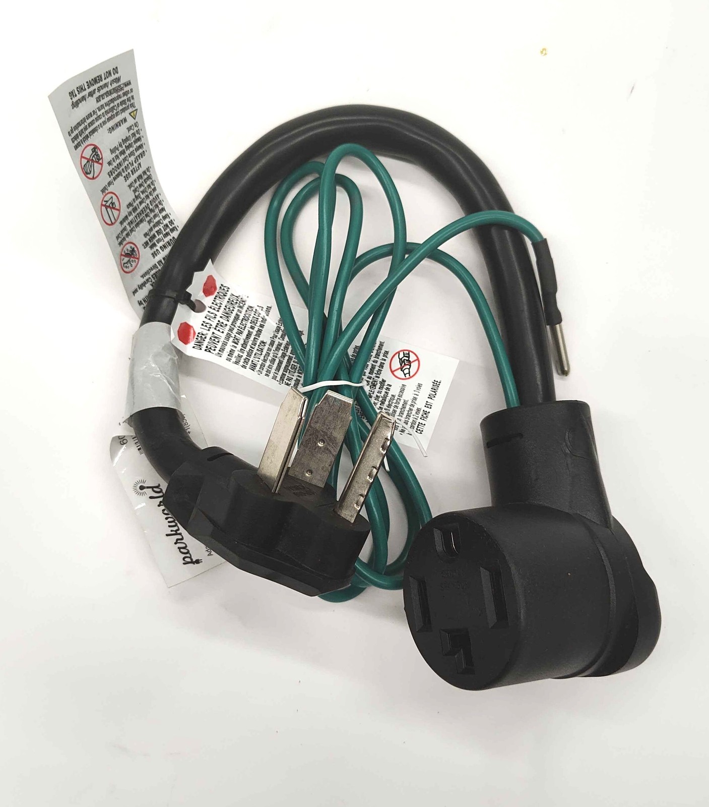 Parkworld 885484 EV Adapter Cord - NEMA 10-30P Male To Dryer 14-30R 10AWG/3C